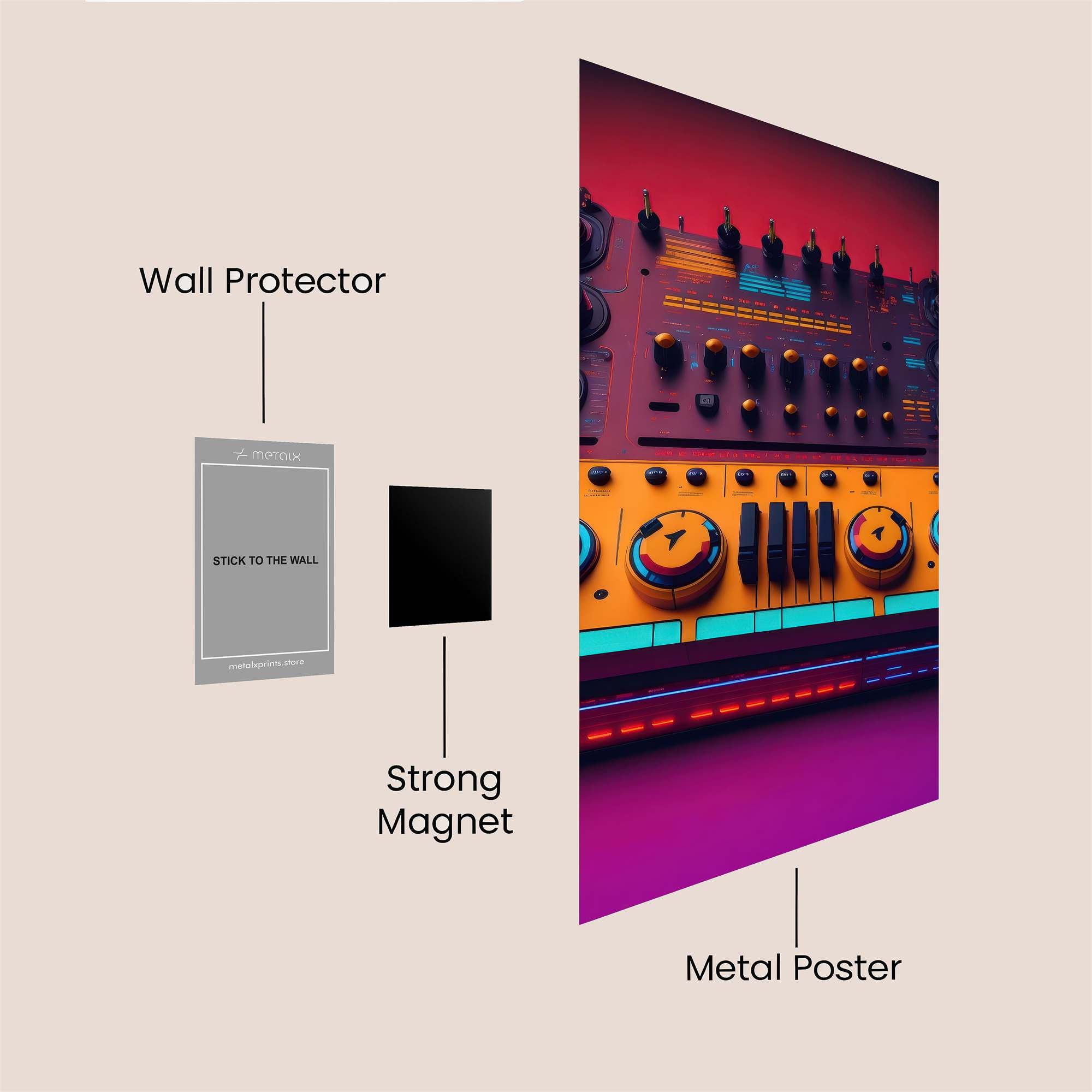 Mixer Magic Safe Wall Magnetic / M