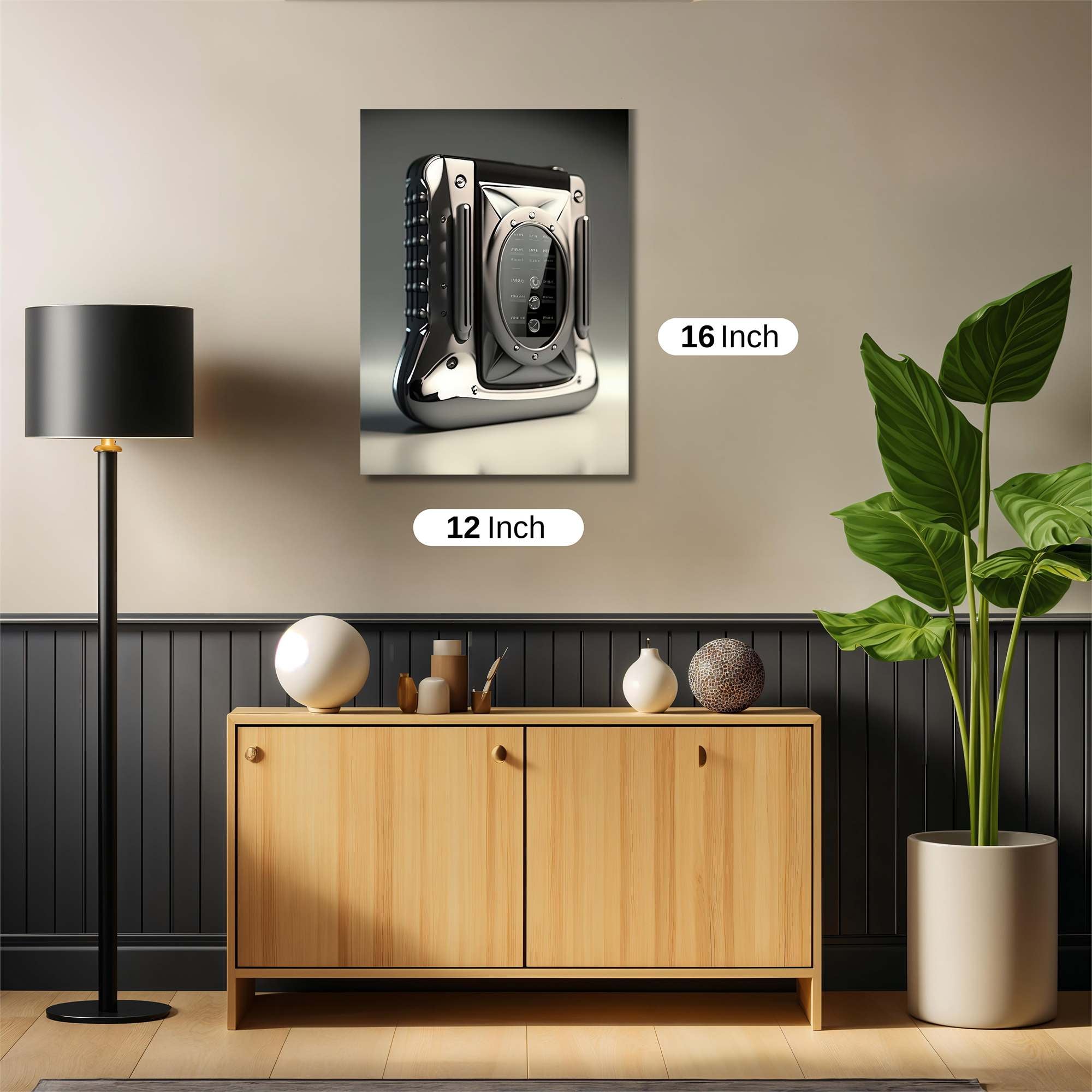 Walkman Futuristic Safe Wall Magnetic / M