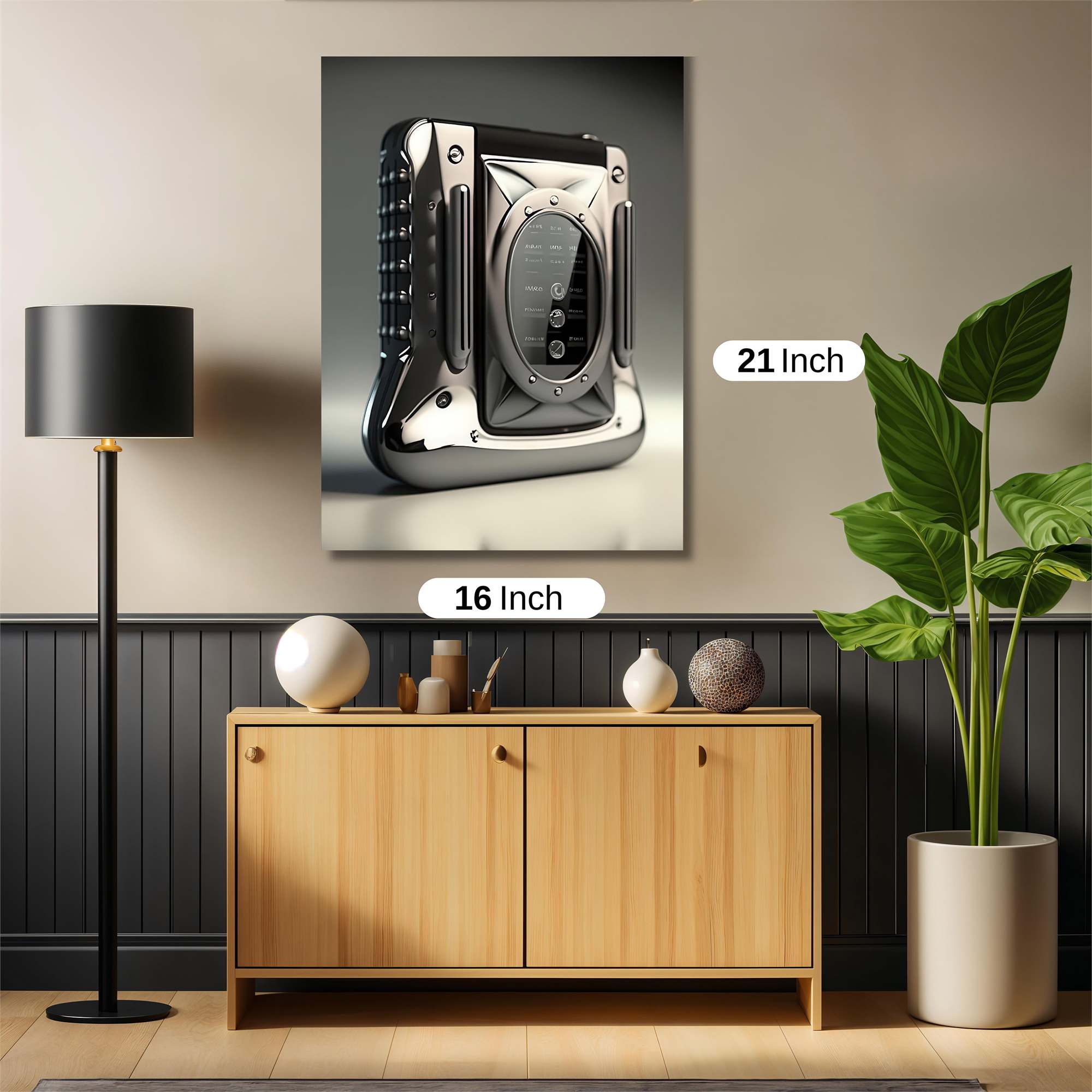 Walkman Futuristic Safe Wall Magnetic / M