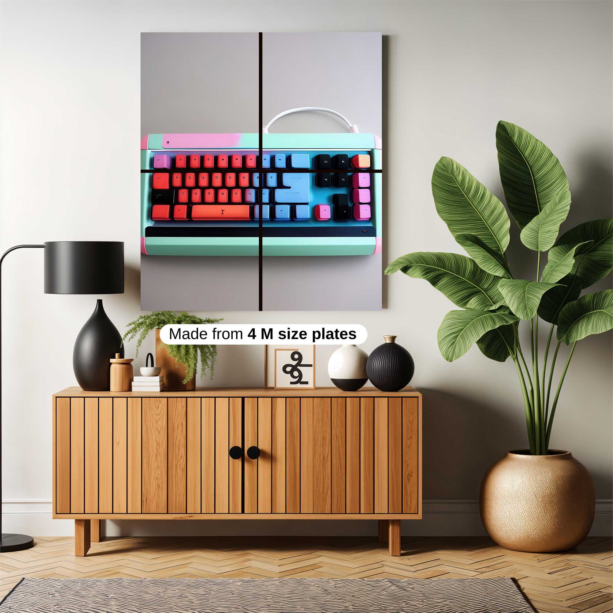Keyboard Whimsy Safe Wall Magnetic / M