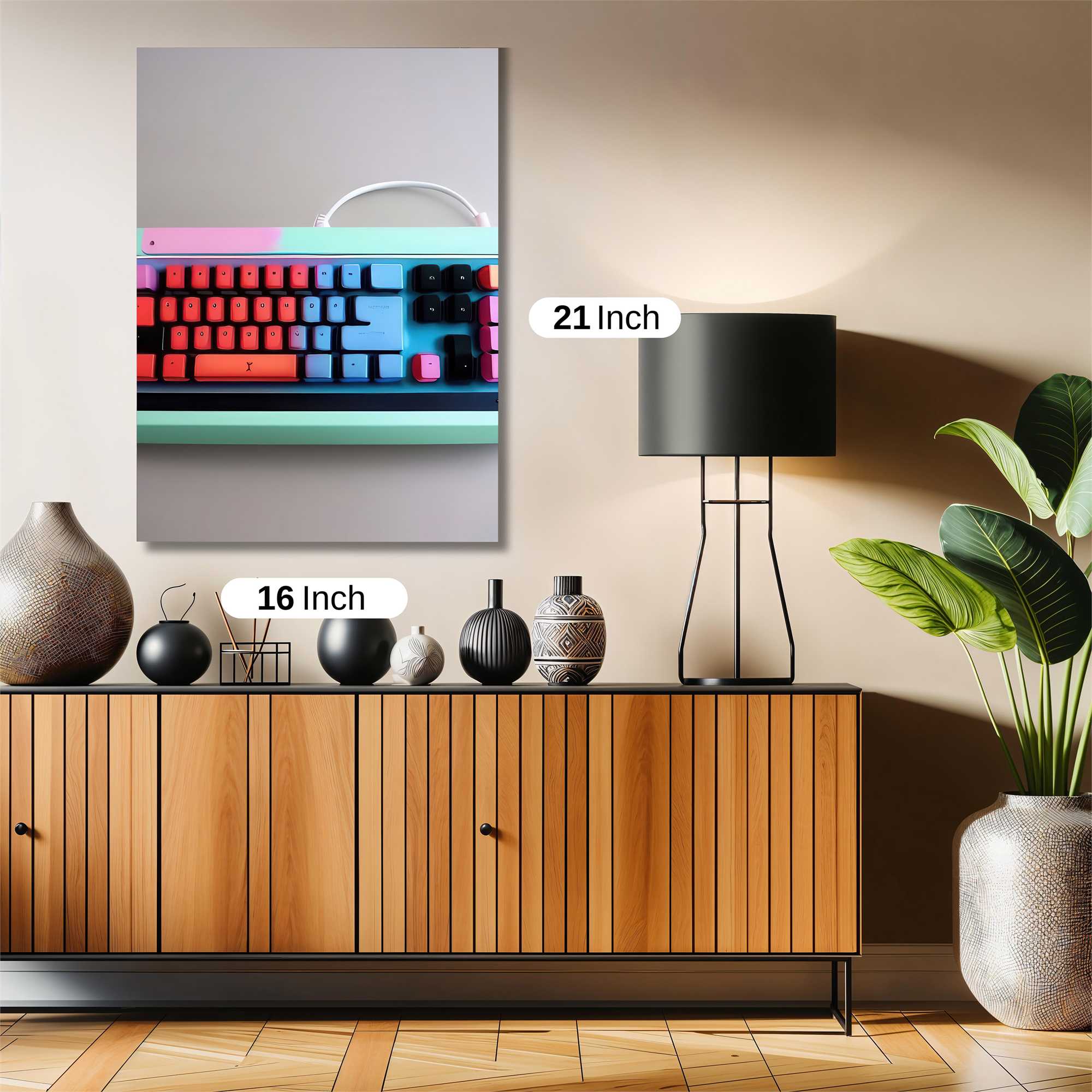 Keyboard Whimsy Safe Wall Magnetic / M