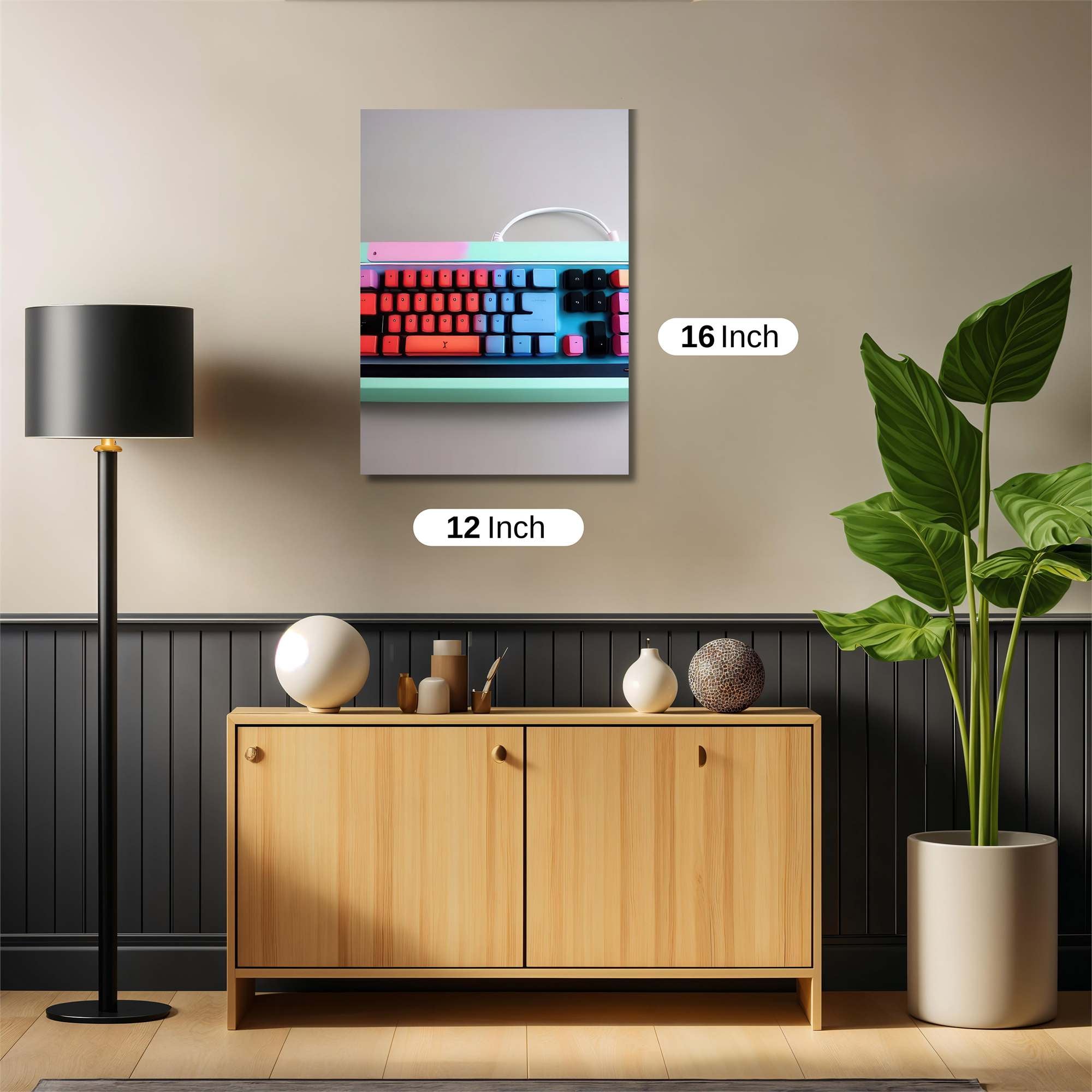 Keyboard Whimsy Safe Wall Magnetic / M