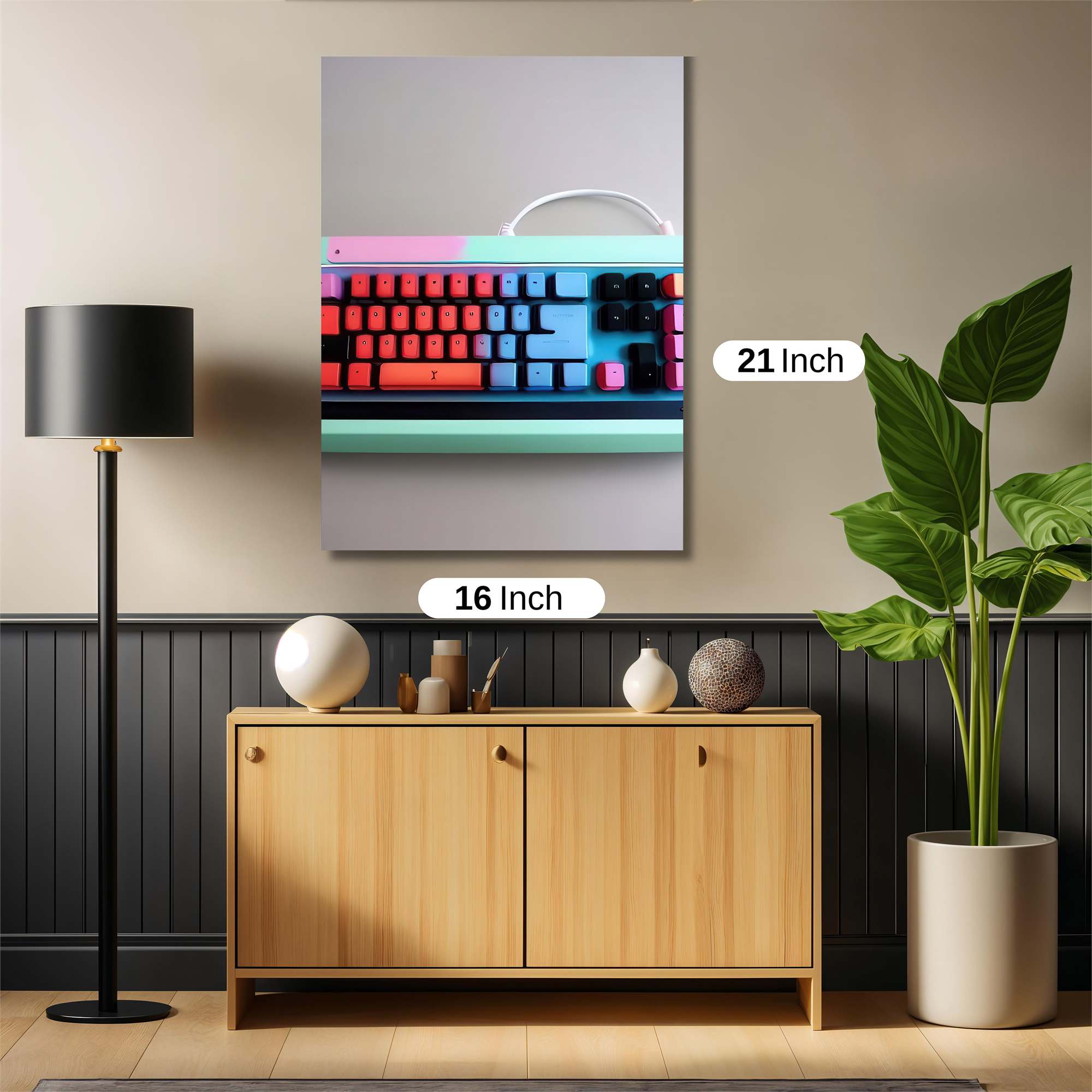 Keyboard Whimsy Safe Wall Magnetic / M