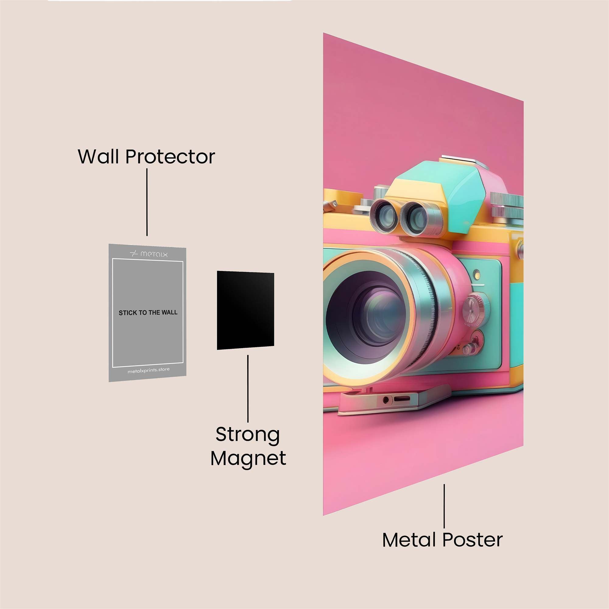 Camera Whimsy Safe Wall Magnetic / M