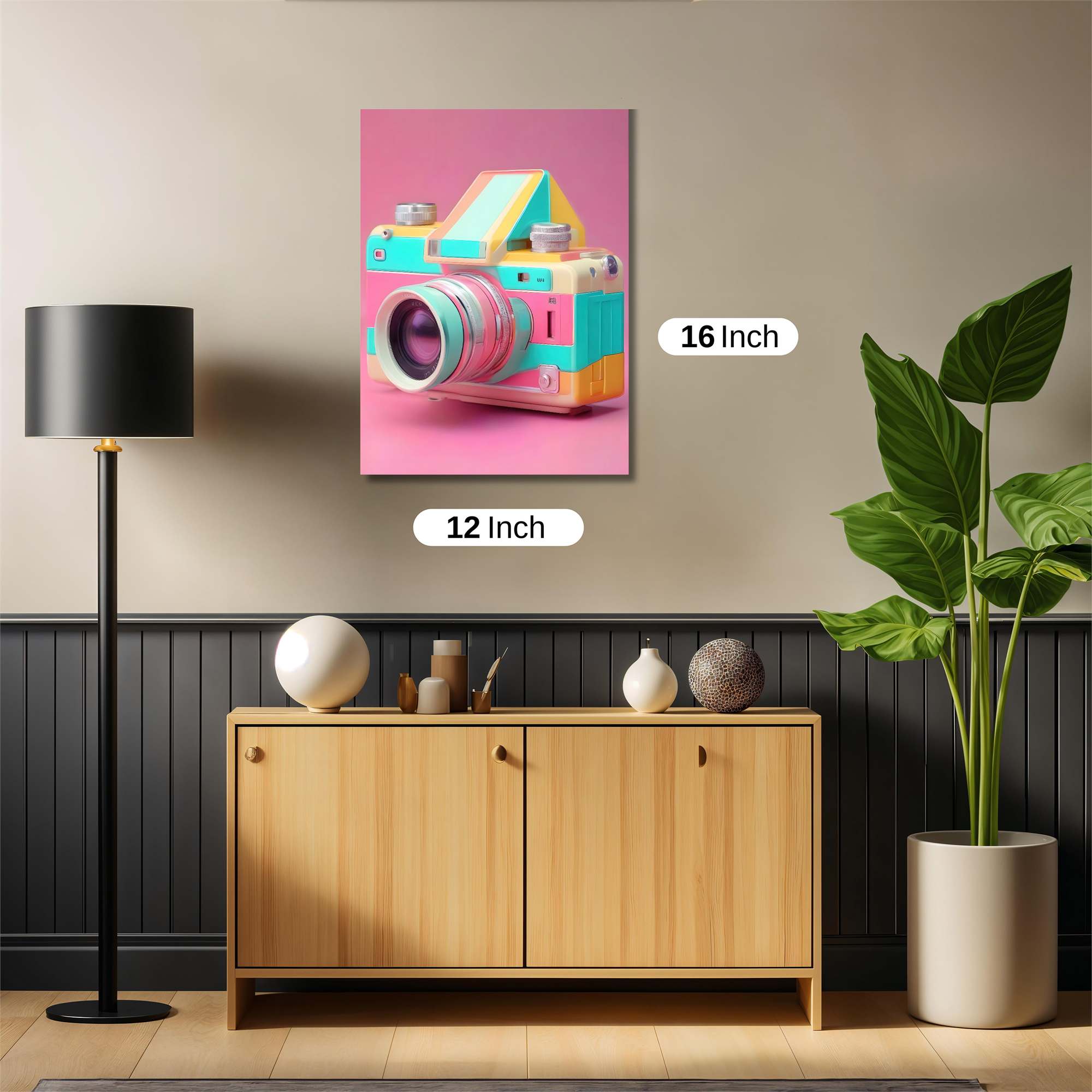 Pastel Camera Safe Wall Magnetic / M