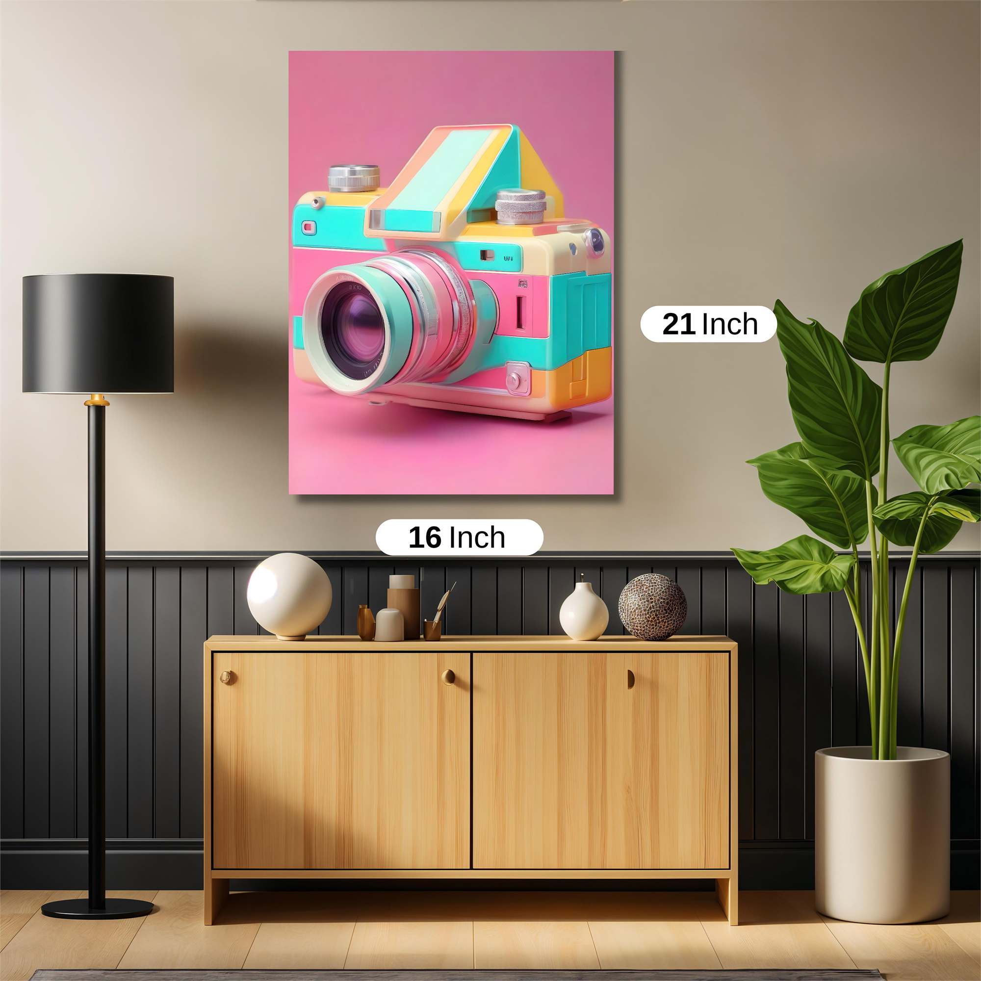 Pastel Camera Safe Wall Magnetic / M