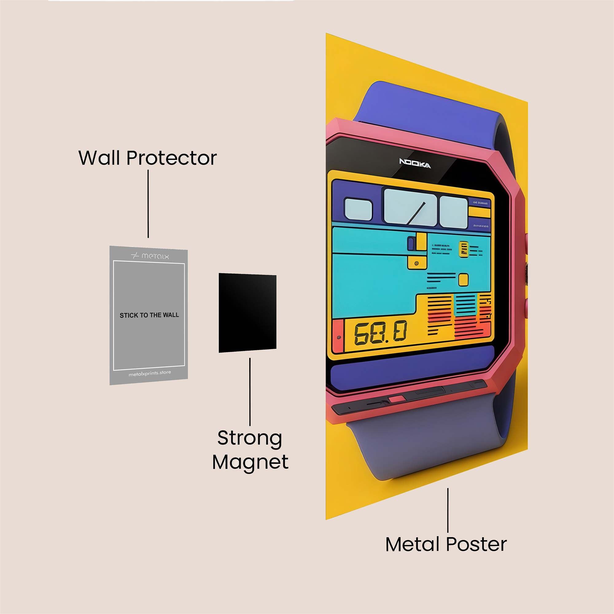 Nokia Nostalgic Safe Wall Magnetic / M