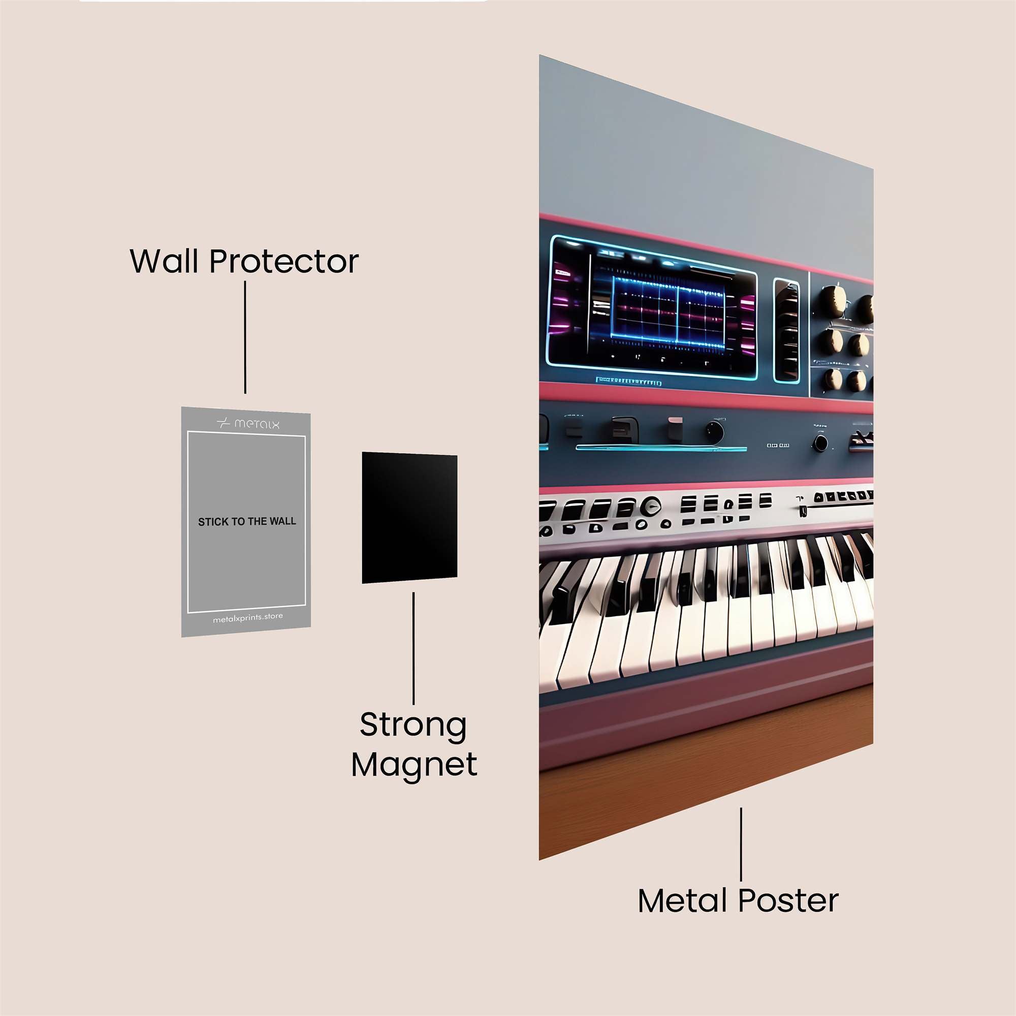 Synth Dream Safe Wall Magnetic / M