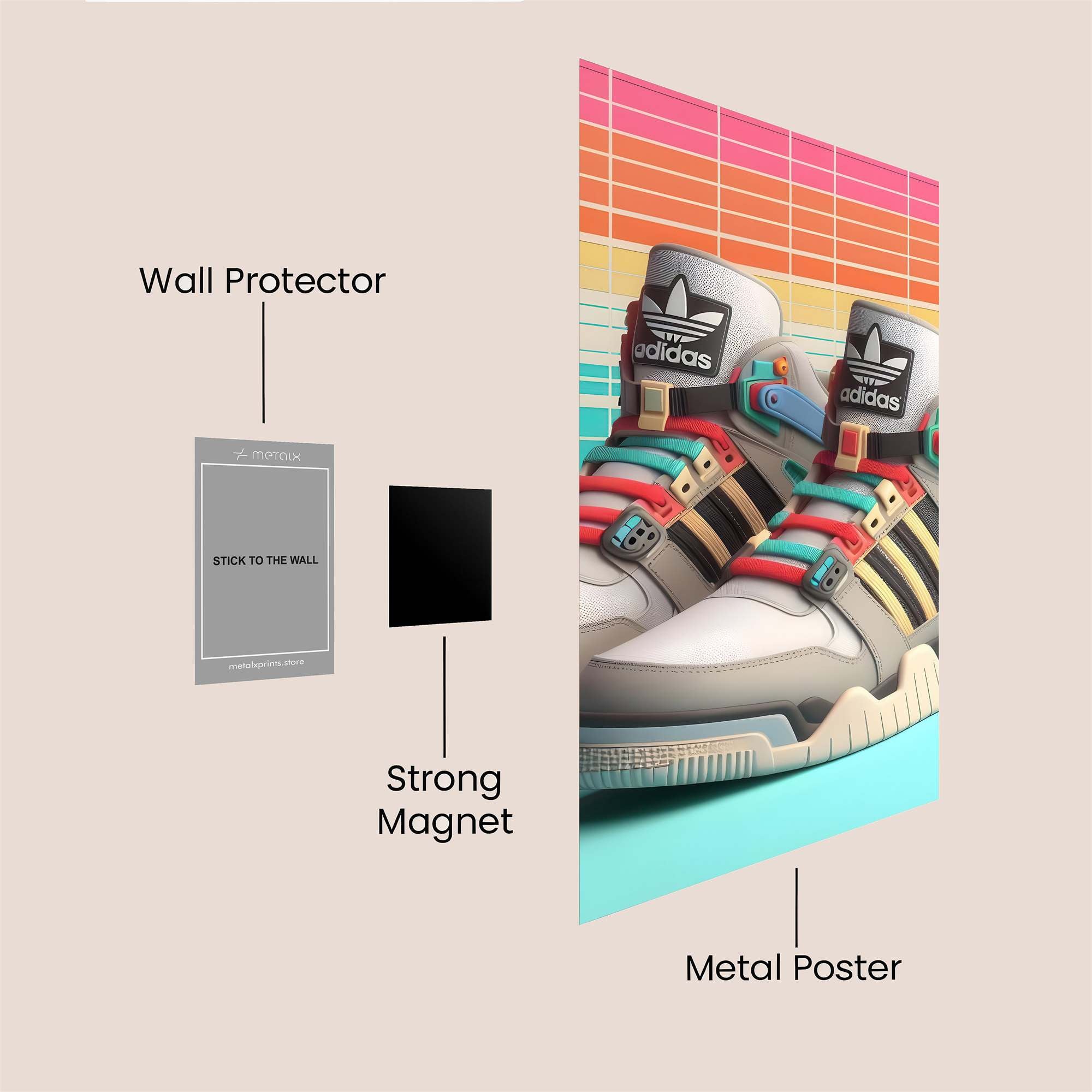 Adidas Retro Safe Wall Magnetic / M