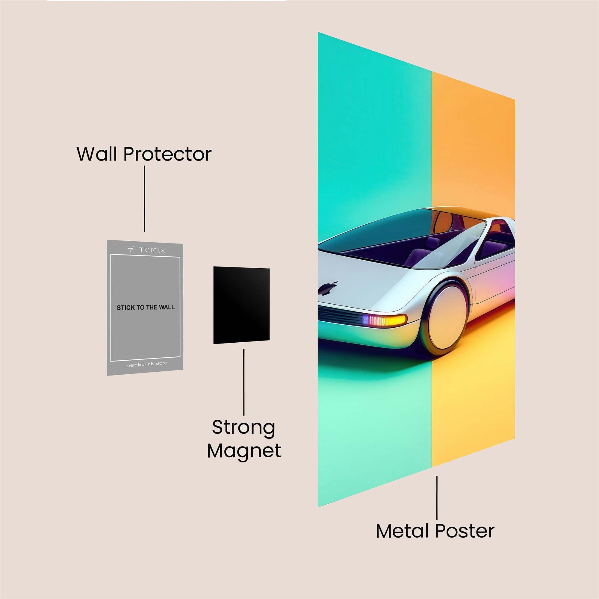 Apple Dream Safe Wall Magnetic / M