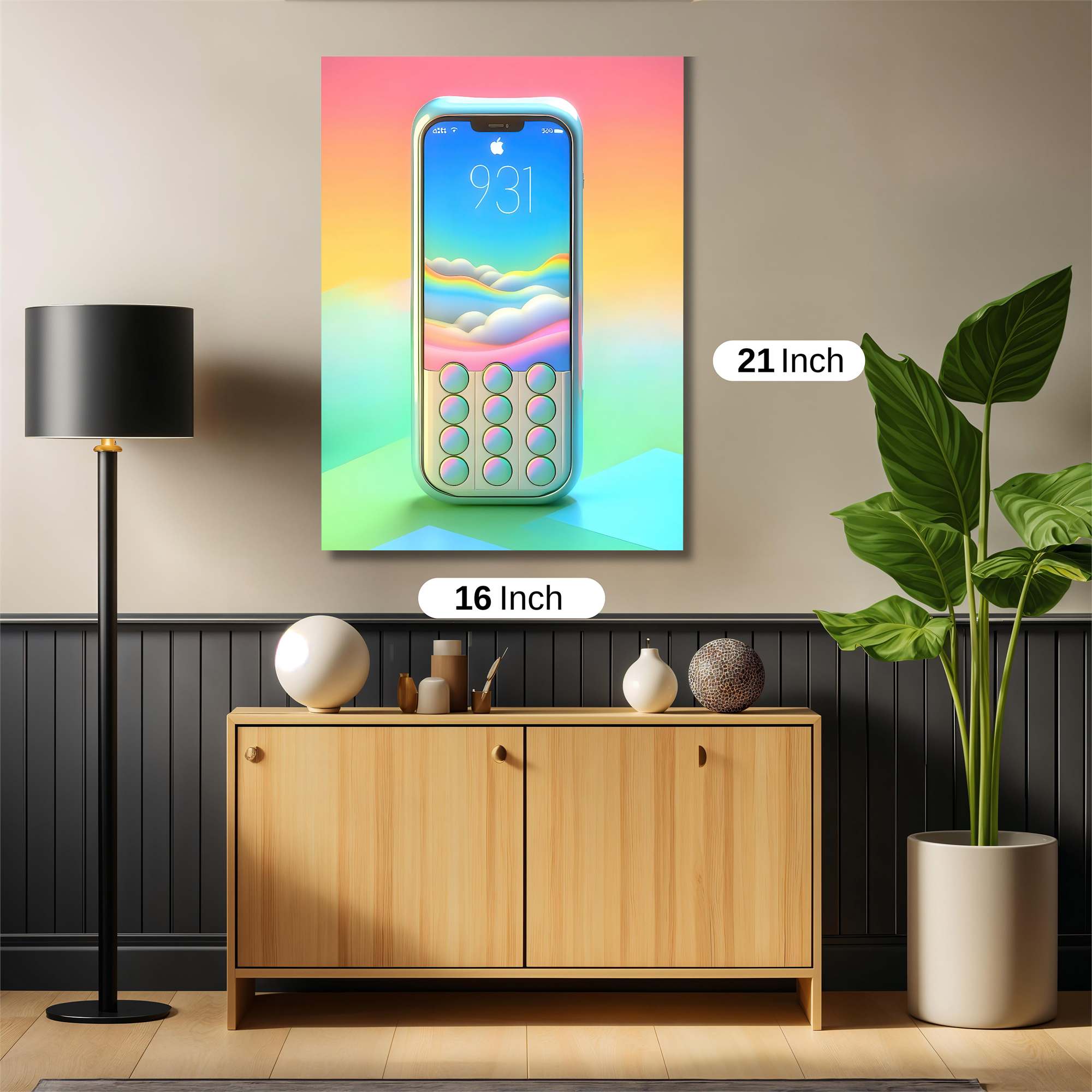 Phone Dreamscape Safe Wall Magnetic / M