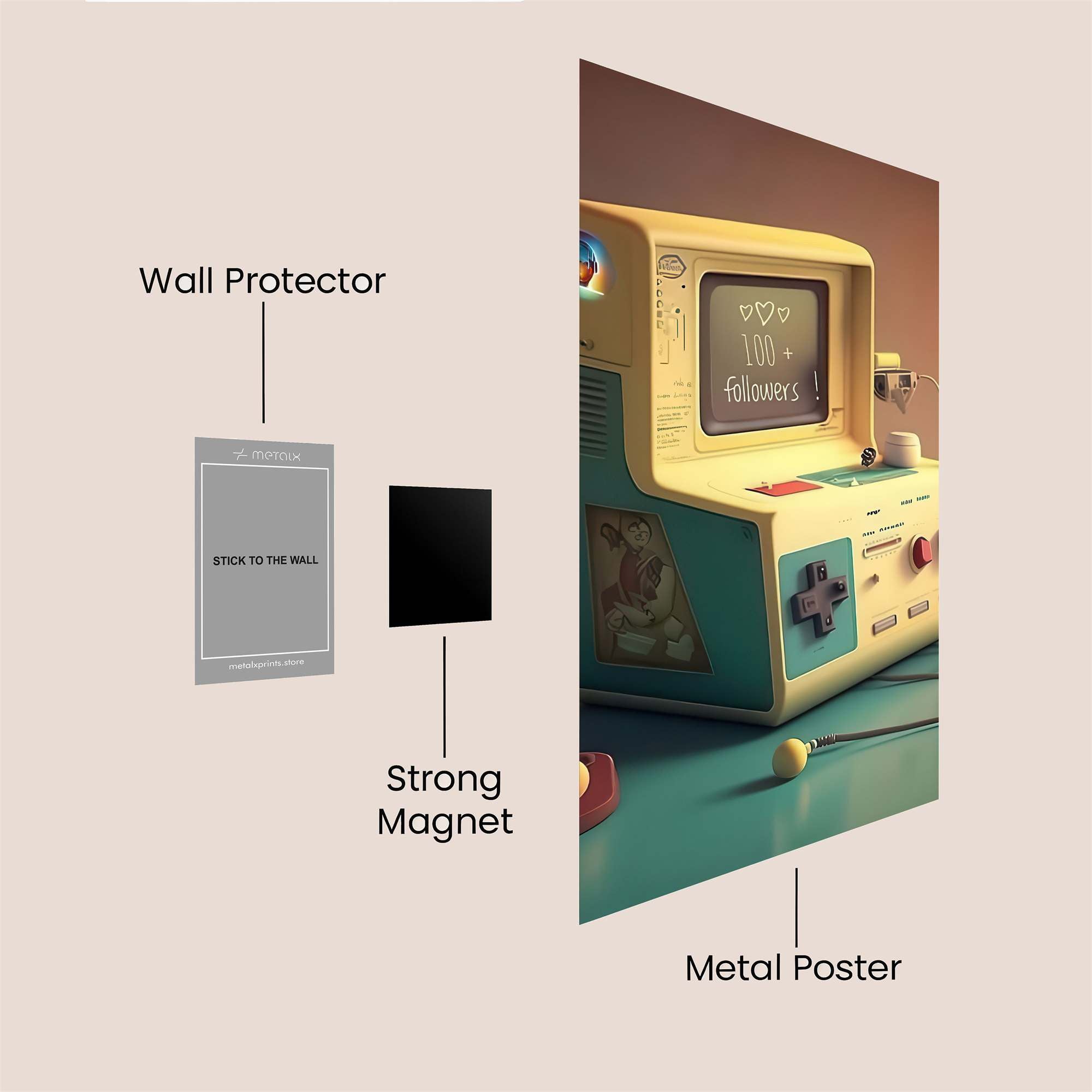 Follower Joy Safe Wall Magnetic / M