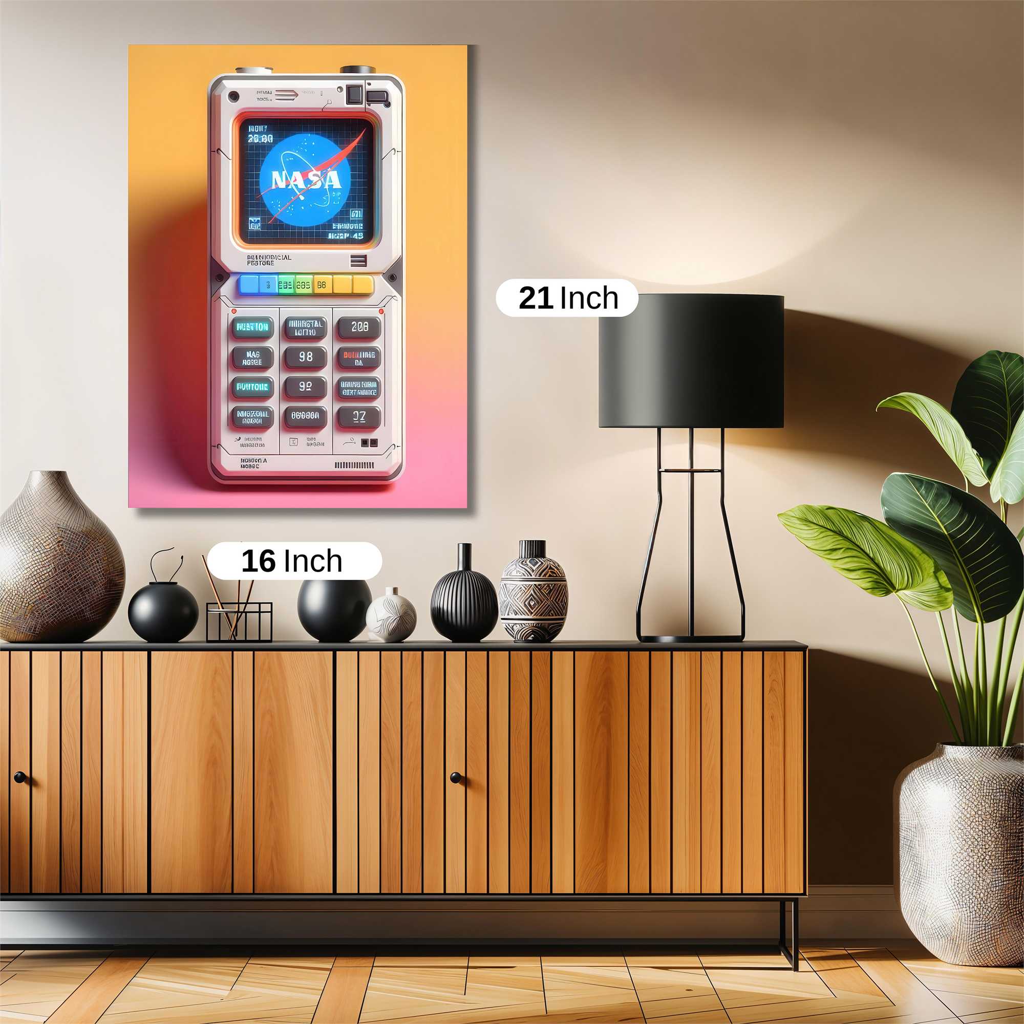 NASA Retro Safe Wall Magnetic / M