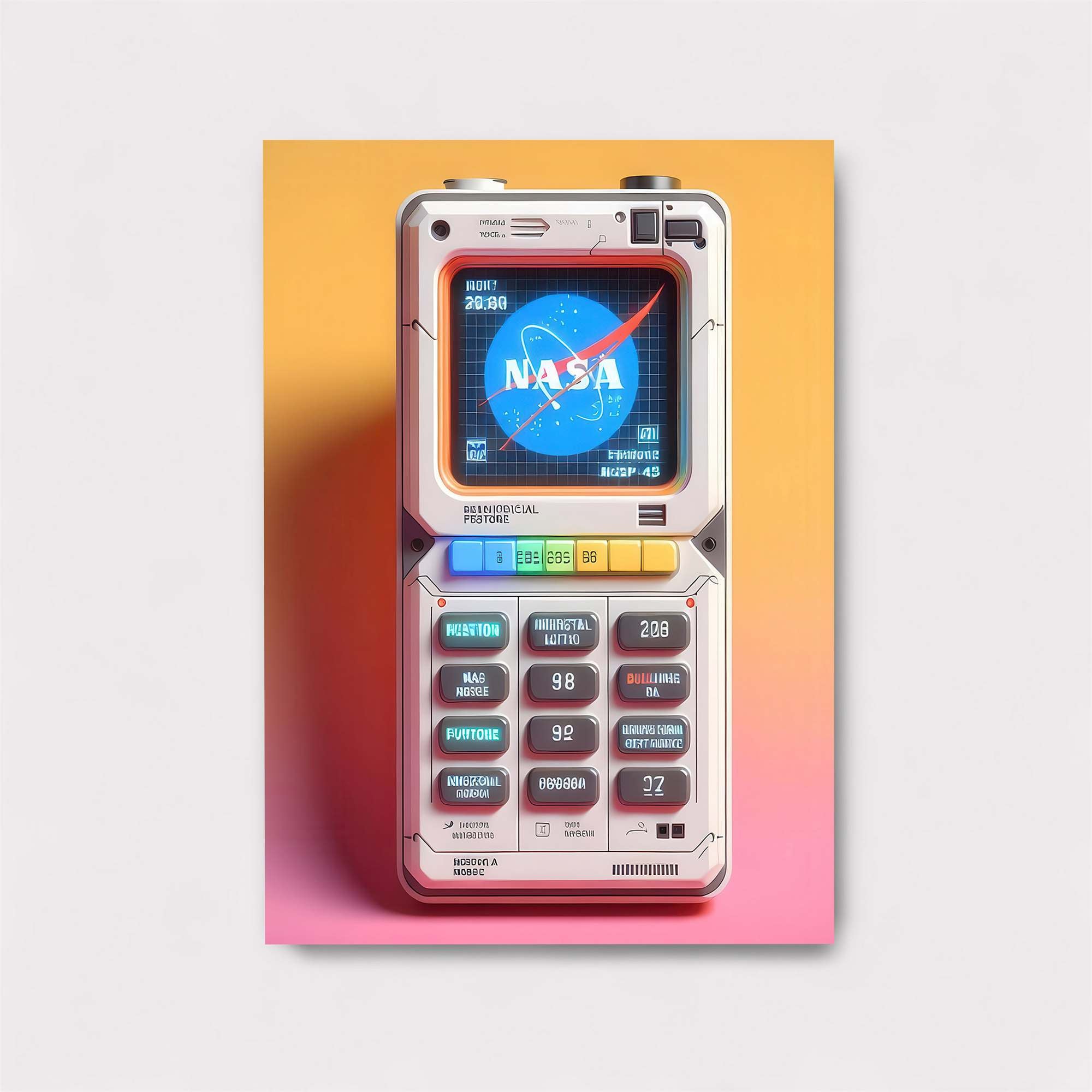 NASA Retro Safe Wall Magnetic / M