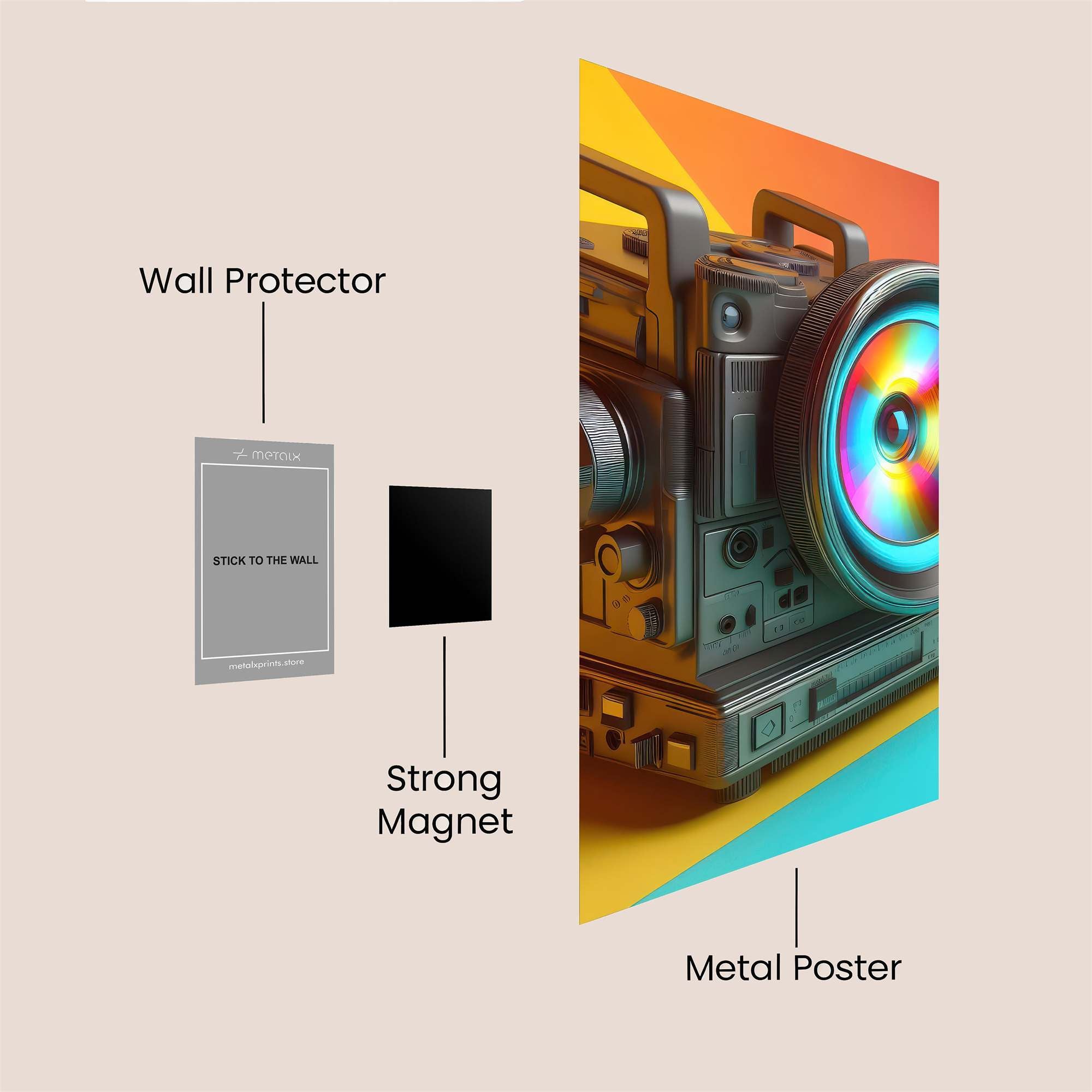 Camera Cosmic Safe Wall Magnetic / M