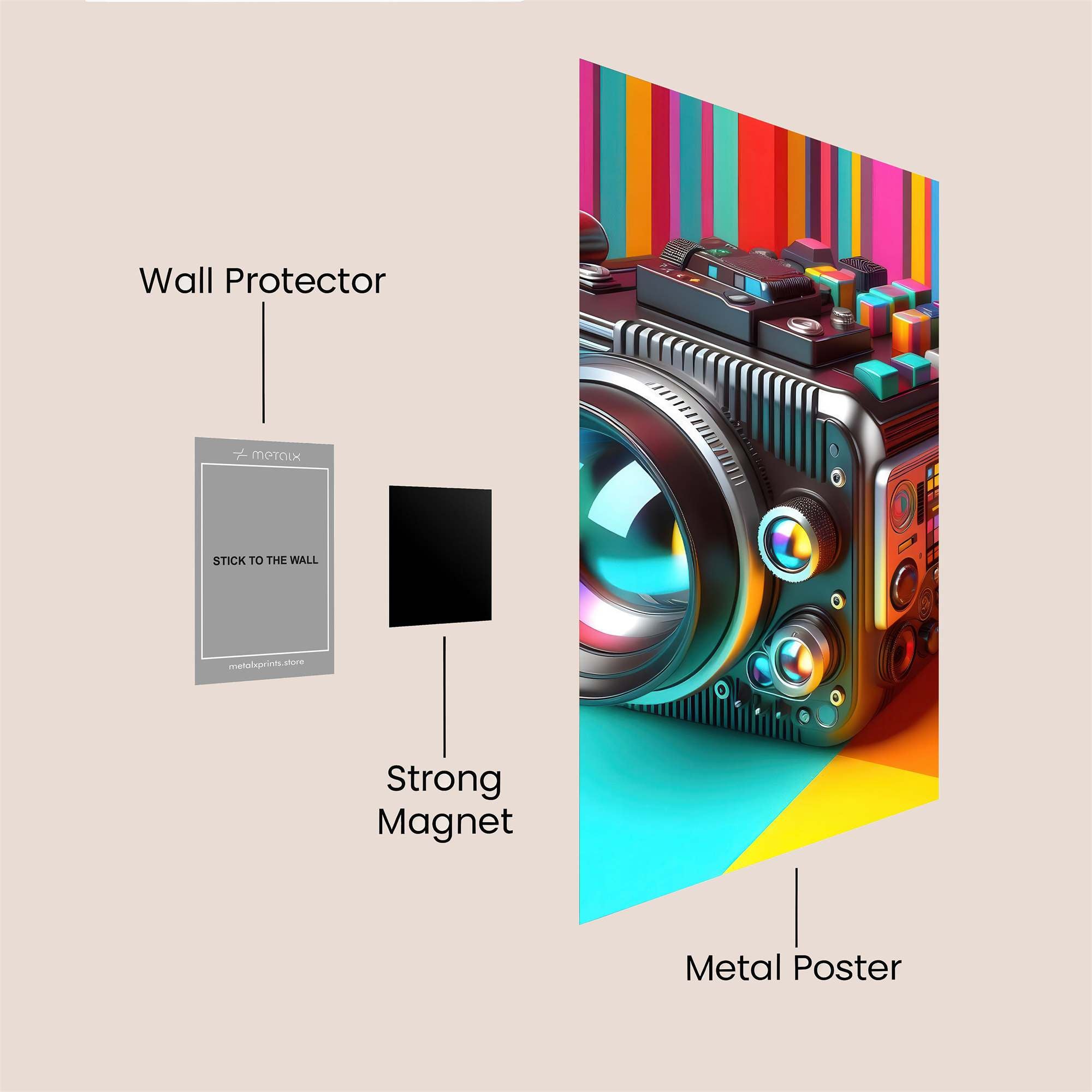 Neon Dream Safe Wall Magnetic / M