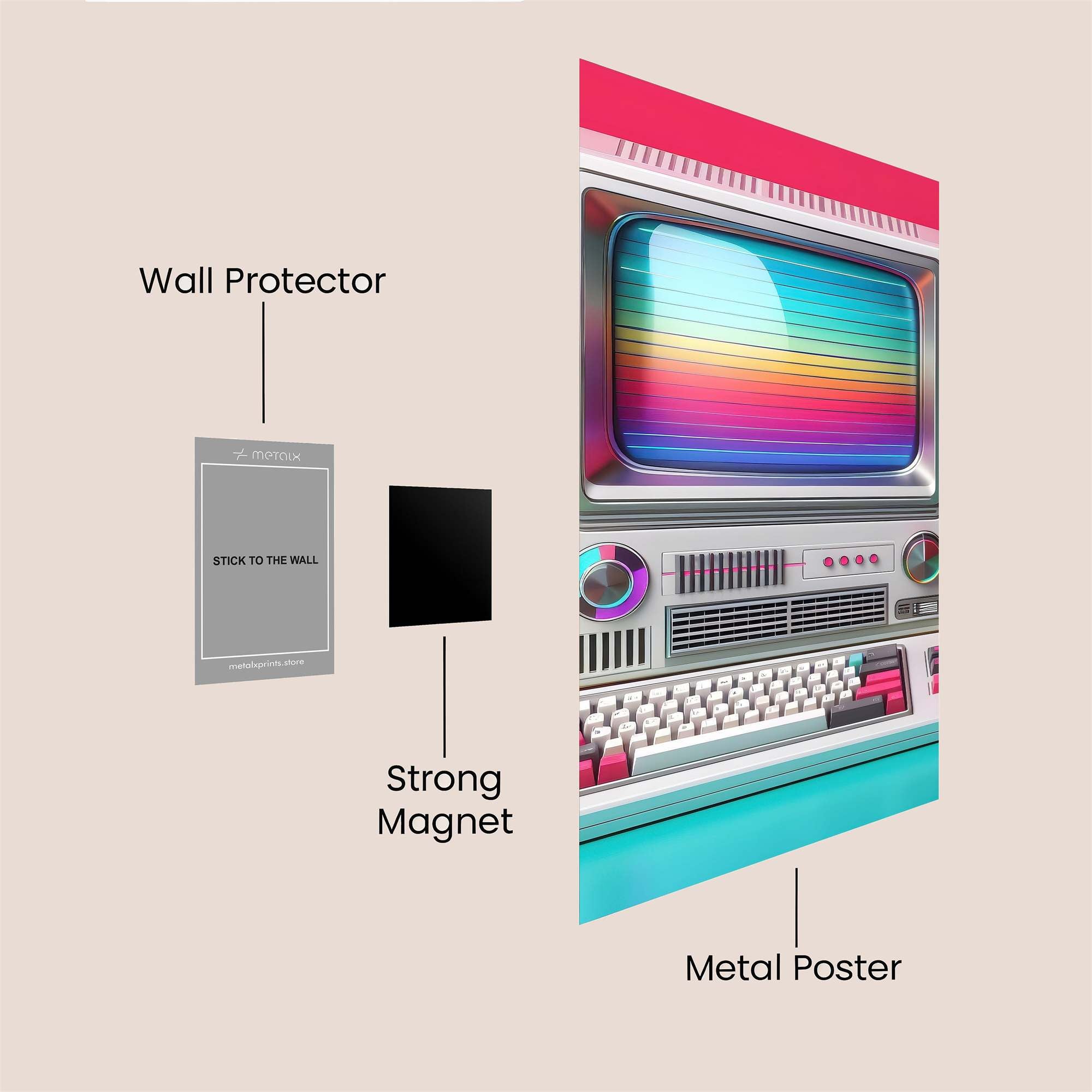 Retro Dream Safe Wall Magnetic / M