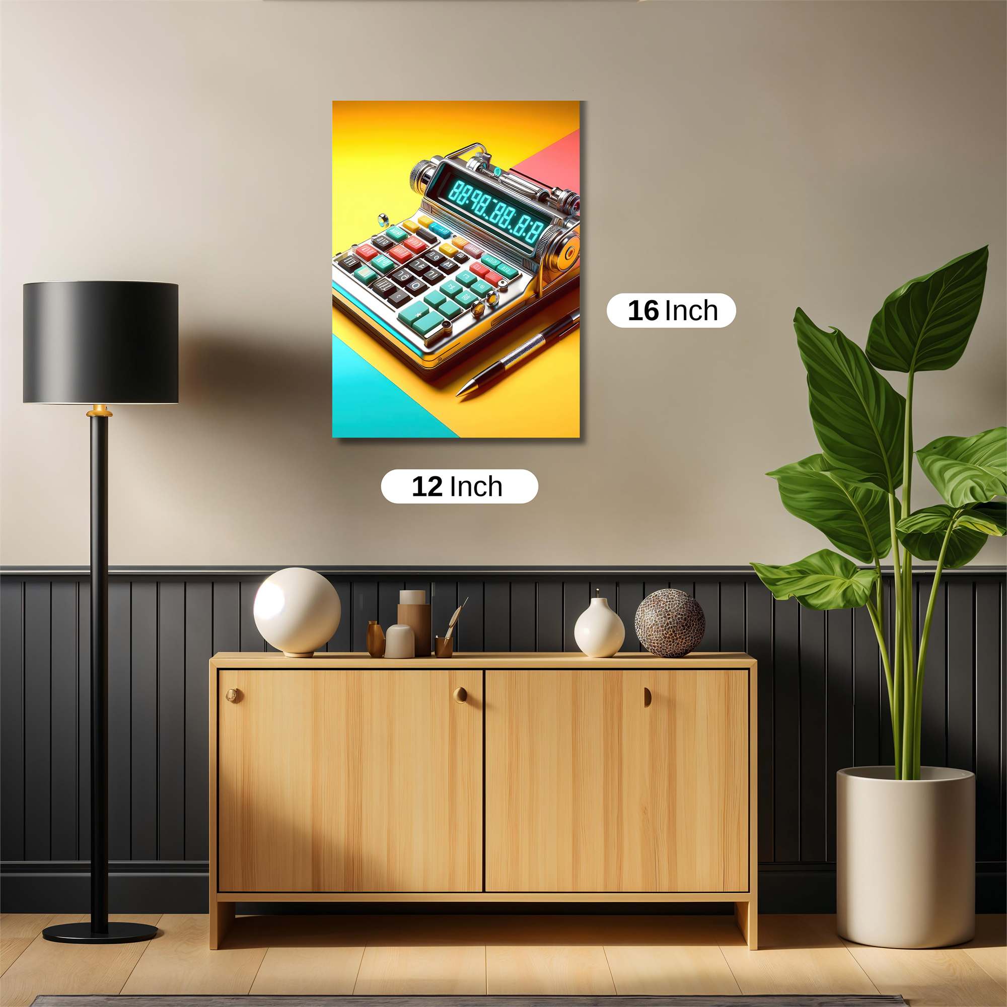 Retro Futuristic Safe Wall Magnetic / M