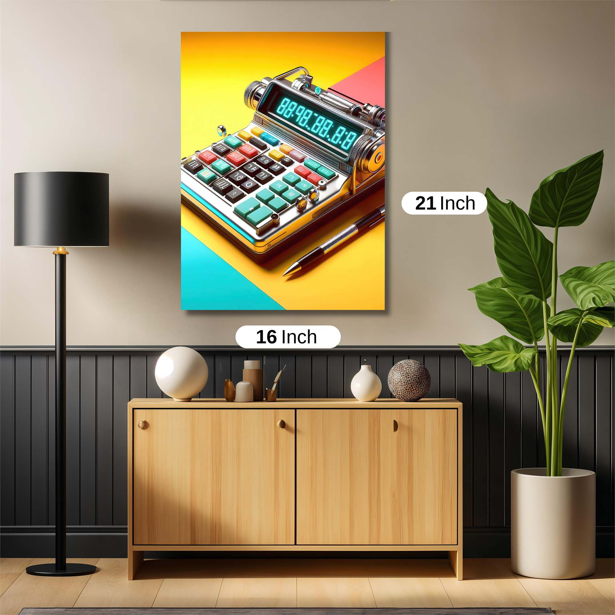 Retro Futuristic Safe Wall Magnetic / M
