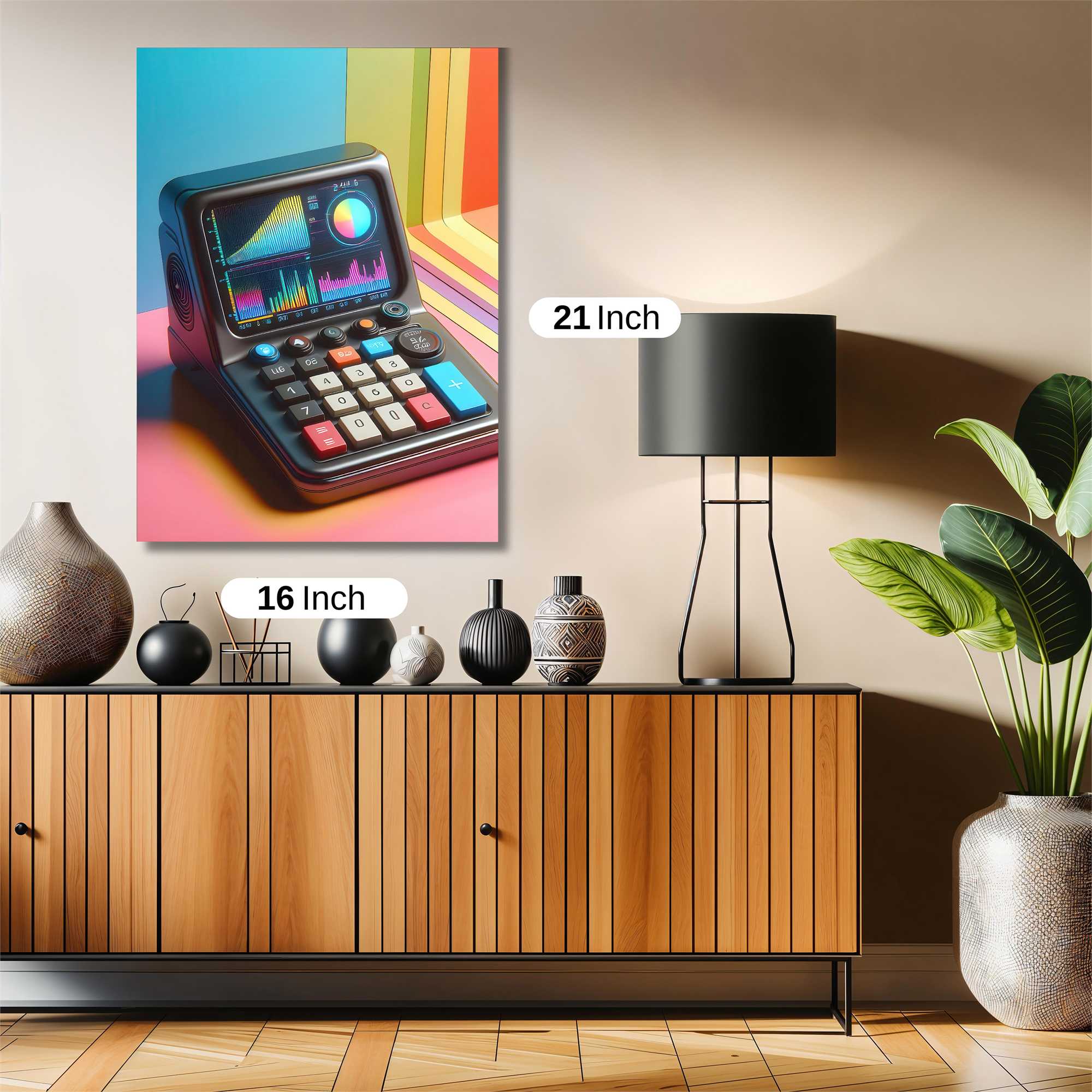 Retro Vibrant Safe Wall Magnetic / M