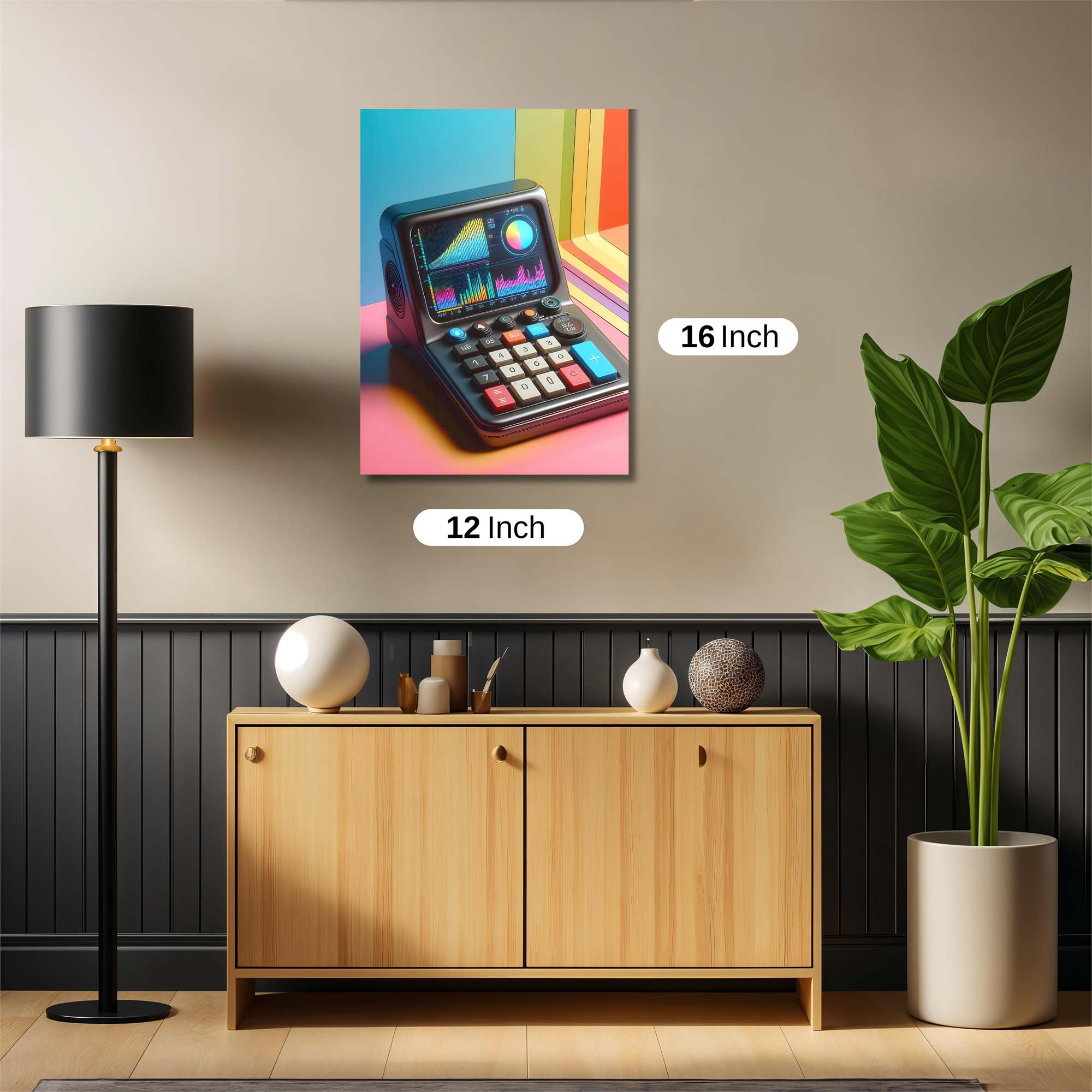 Retro Vibrant Safe Wall Magnetic / M