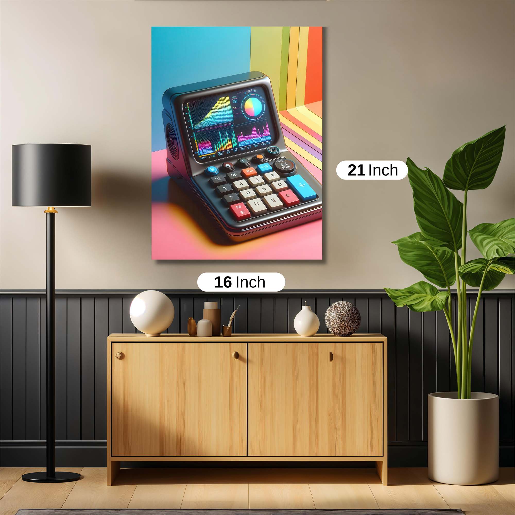 Retro Vibrant Safe Wall Magnetic / M