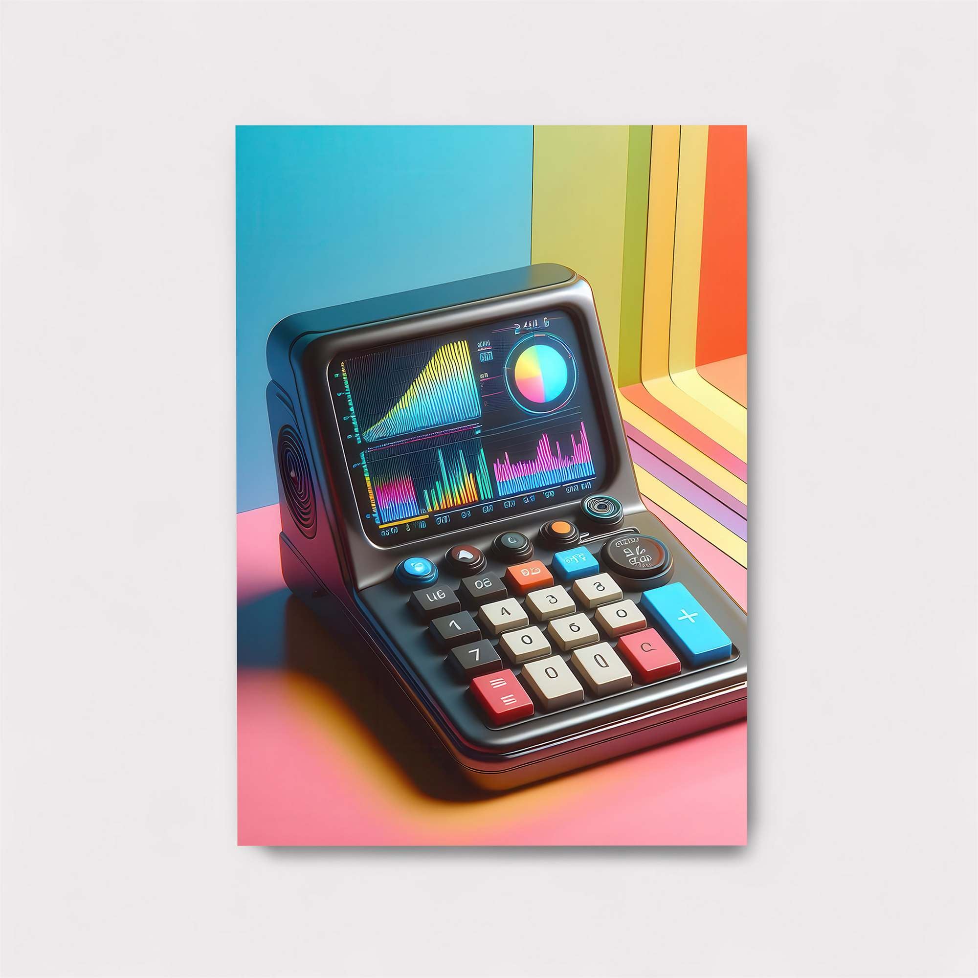 Retro Vibrant Safe Wall Magnetic / M