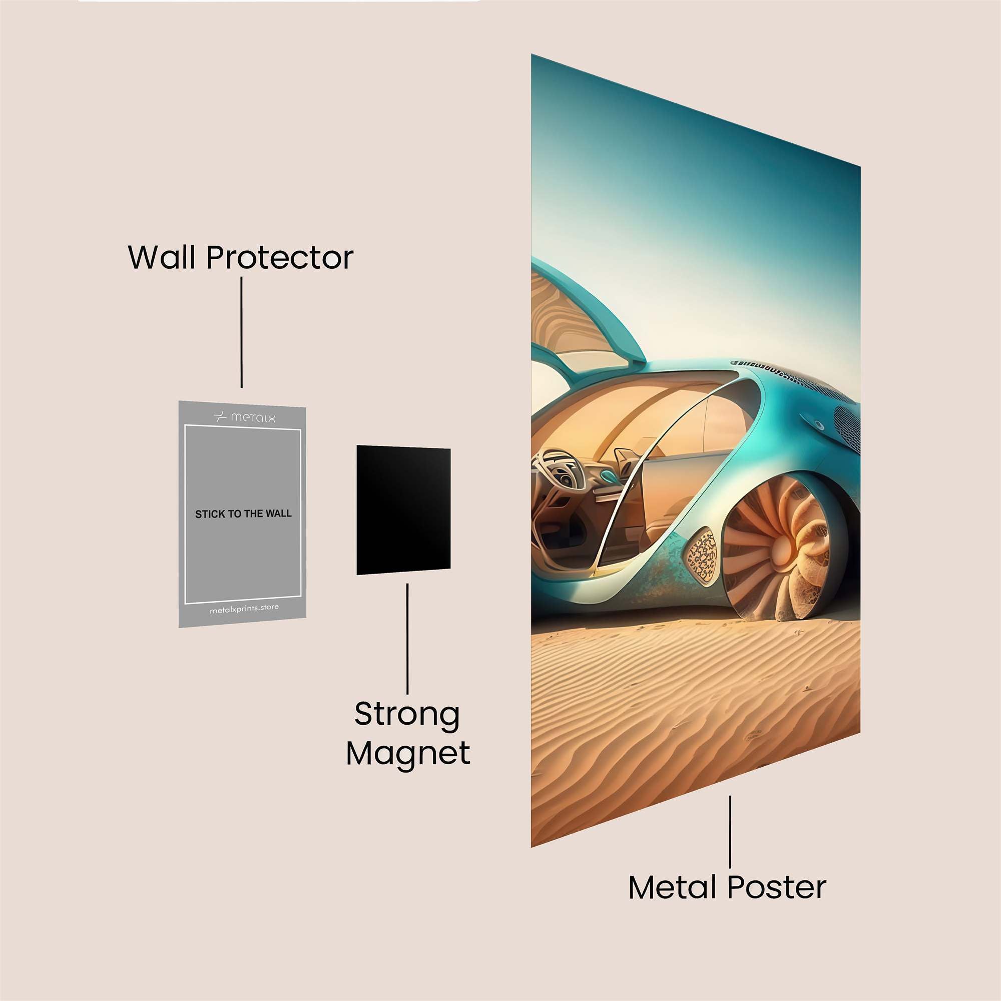 Desert Dream Safe Wall Magnetic / M