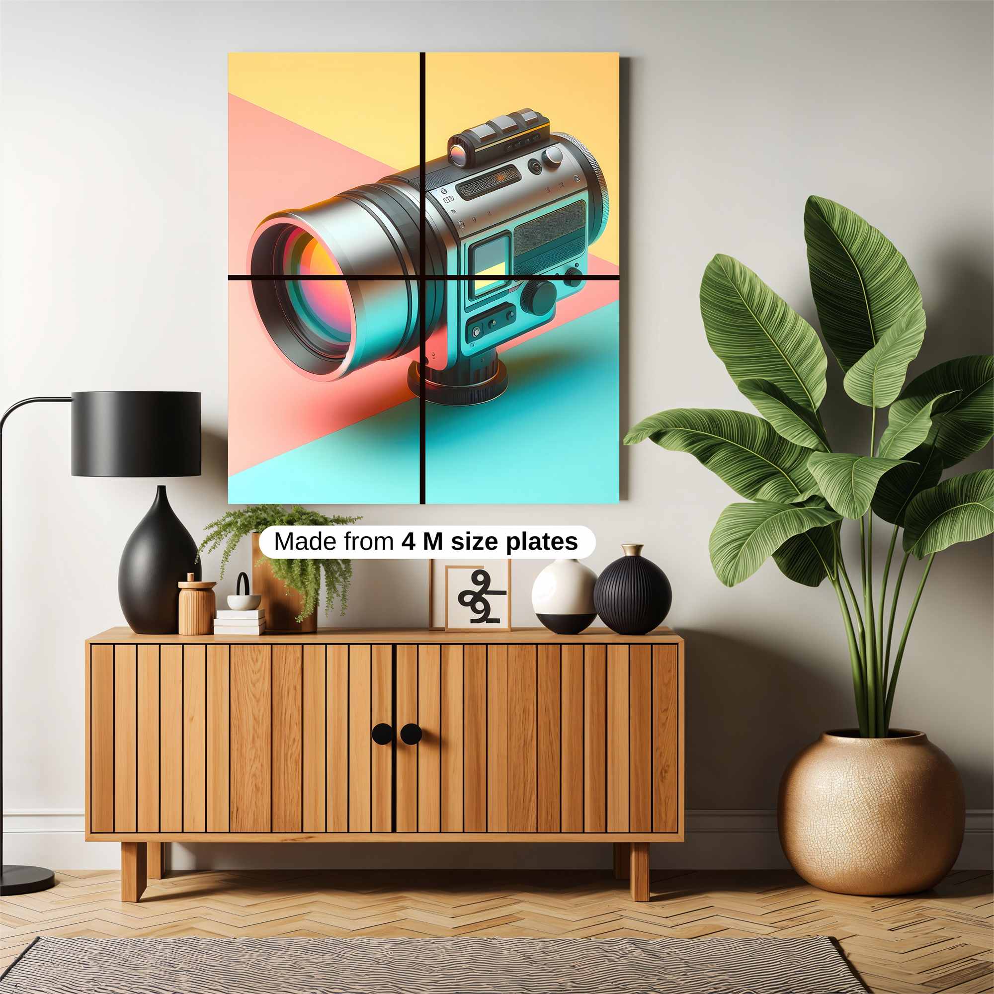 Camera Vibrant Safe Wall Magnetic / M