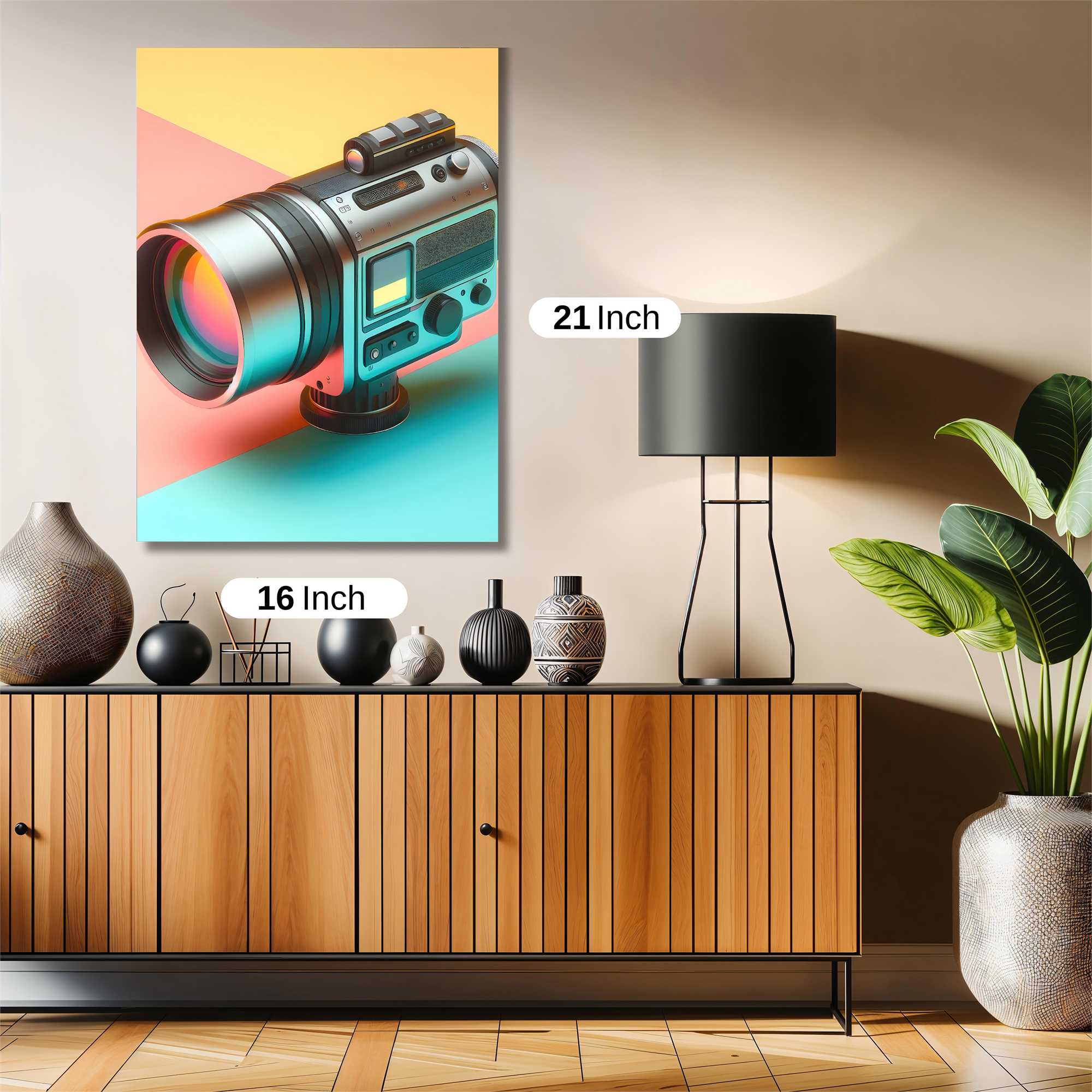 Camera Vibrant Safe Wall Magnetic / M