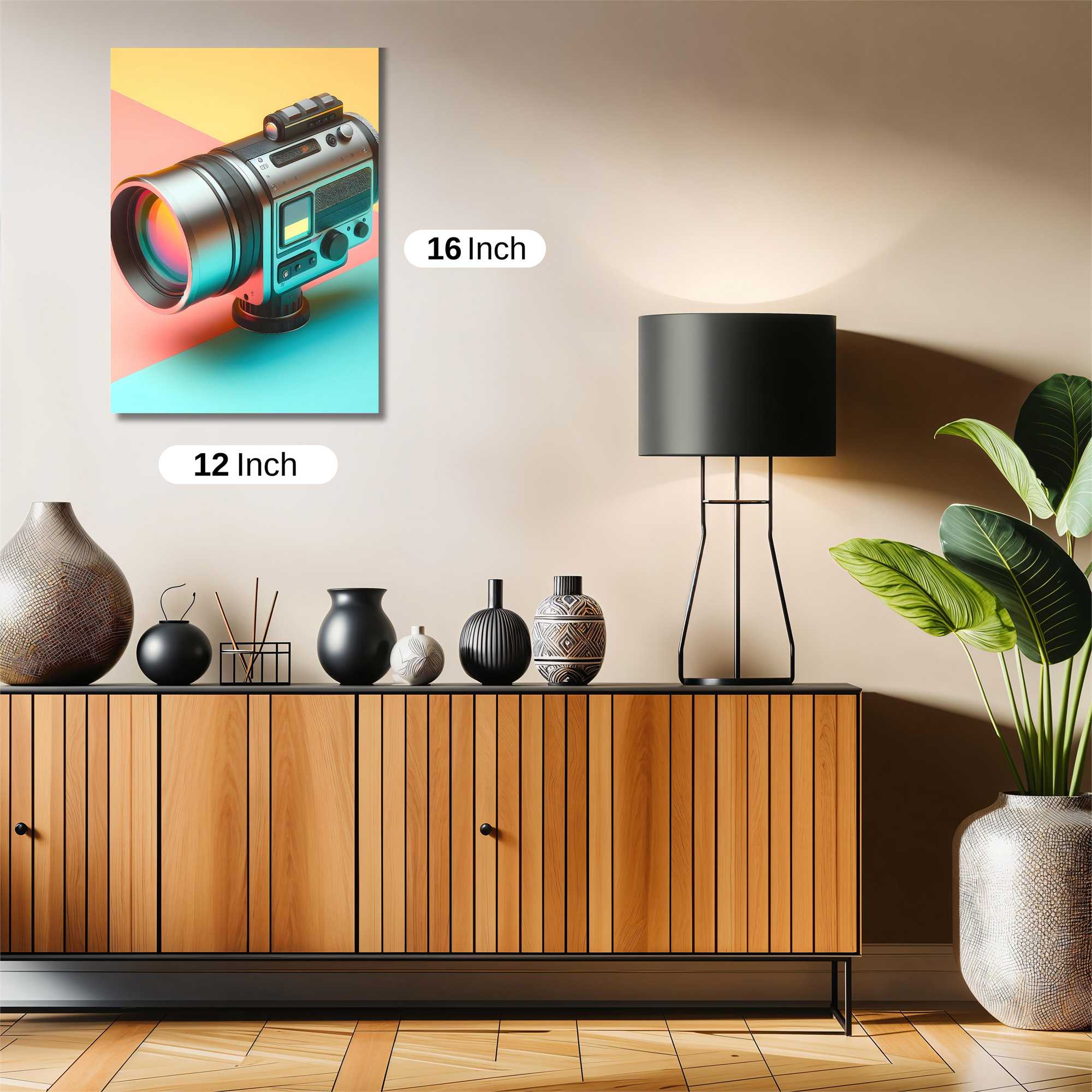 Camera Vibrant Safe Wall Magnetic / M