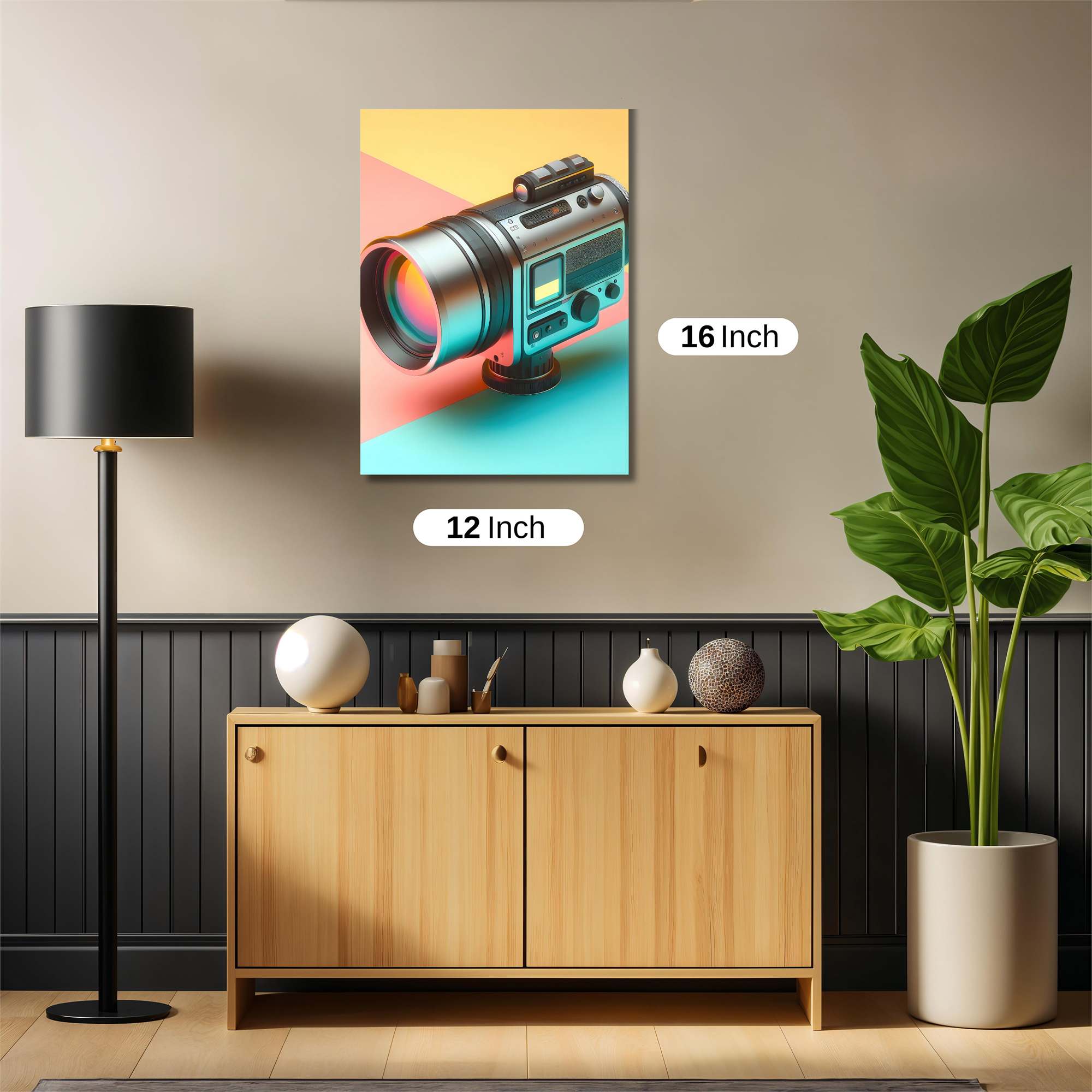 Camera Vibrant Safe Wall Magnetic / M