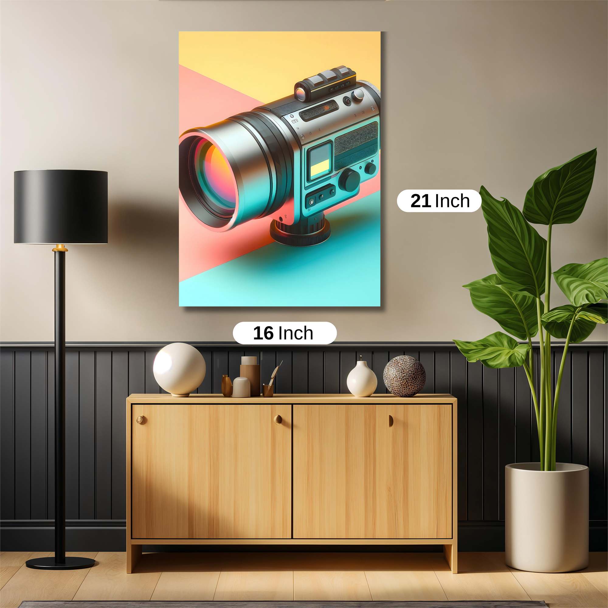 Camera Vibrant Safe Wall Magnetic / M