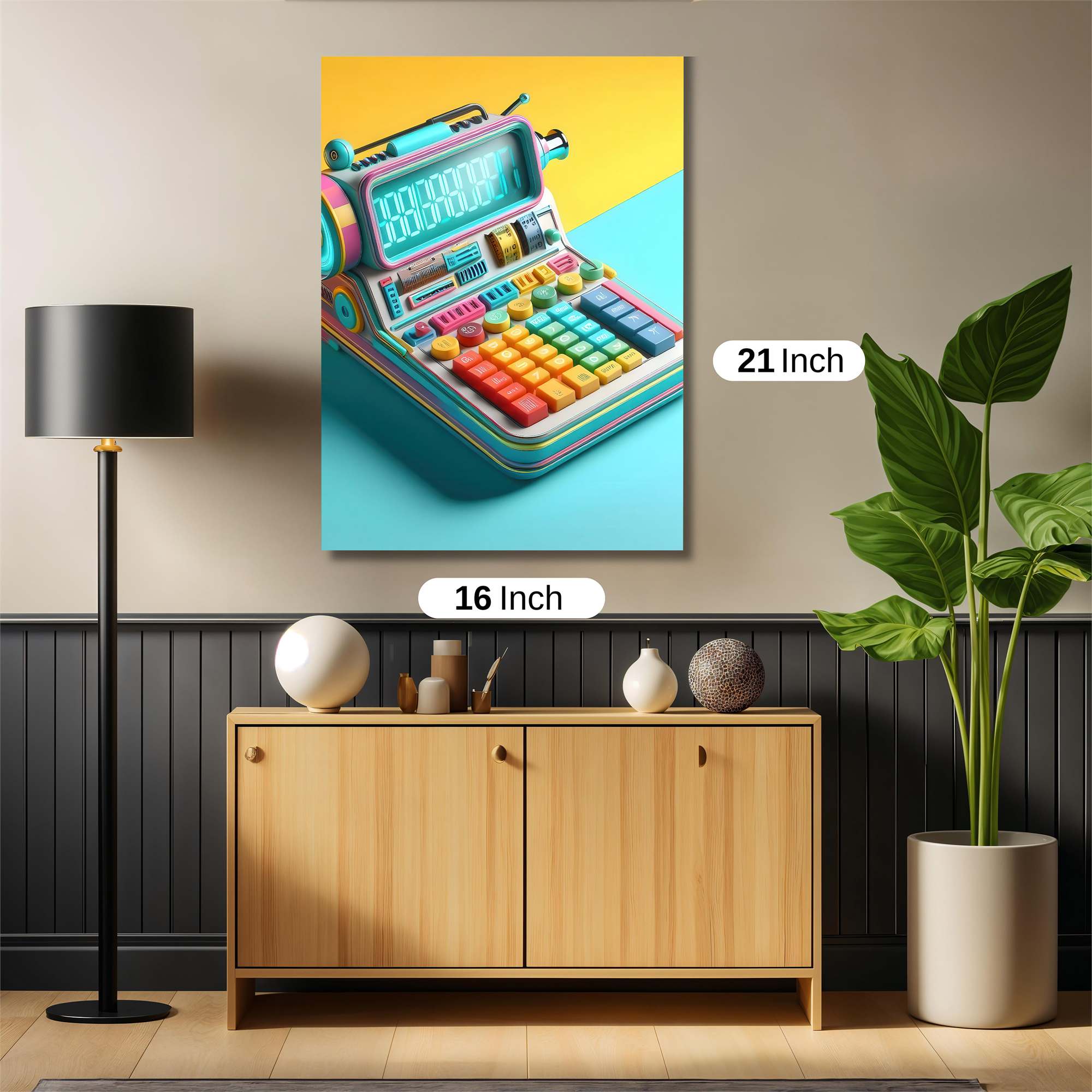 Calculator Whimsy Safe Wall Magnetic / M