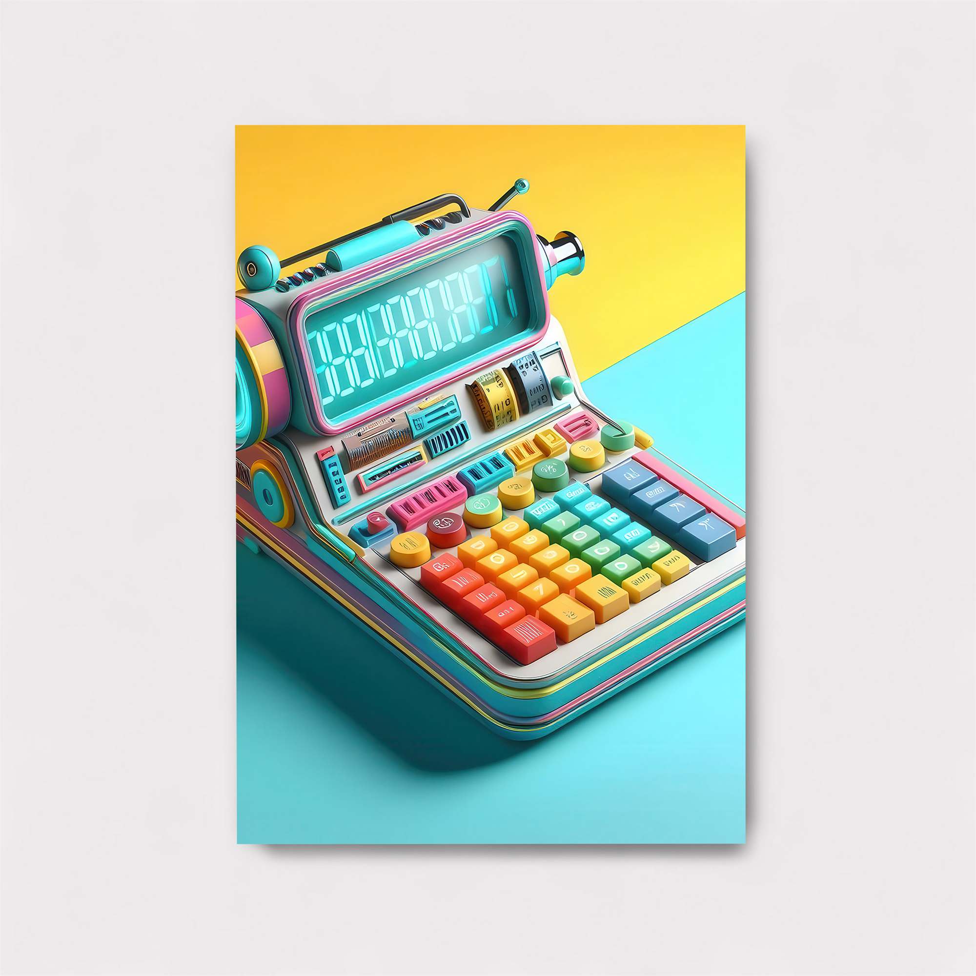 Calculator Whimsy Safe Wall Magnetic / M