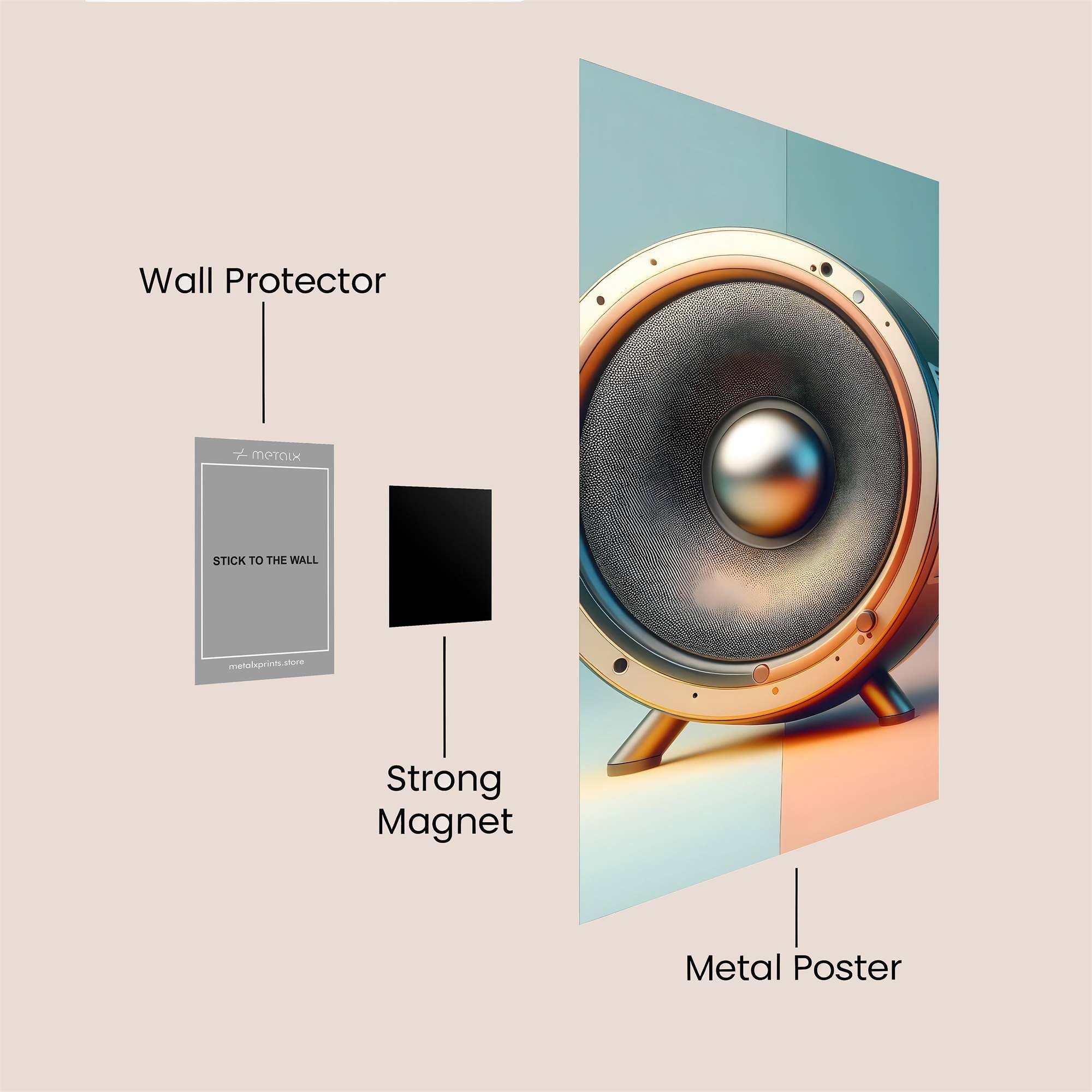 Speaker Serenity Safe Wall Magnetic / M