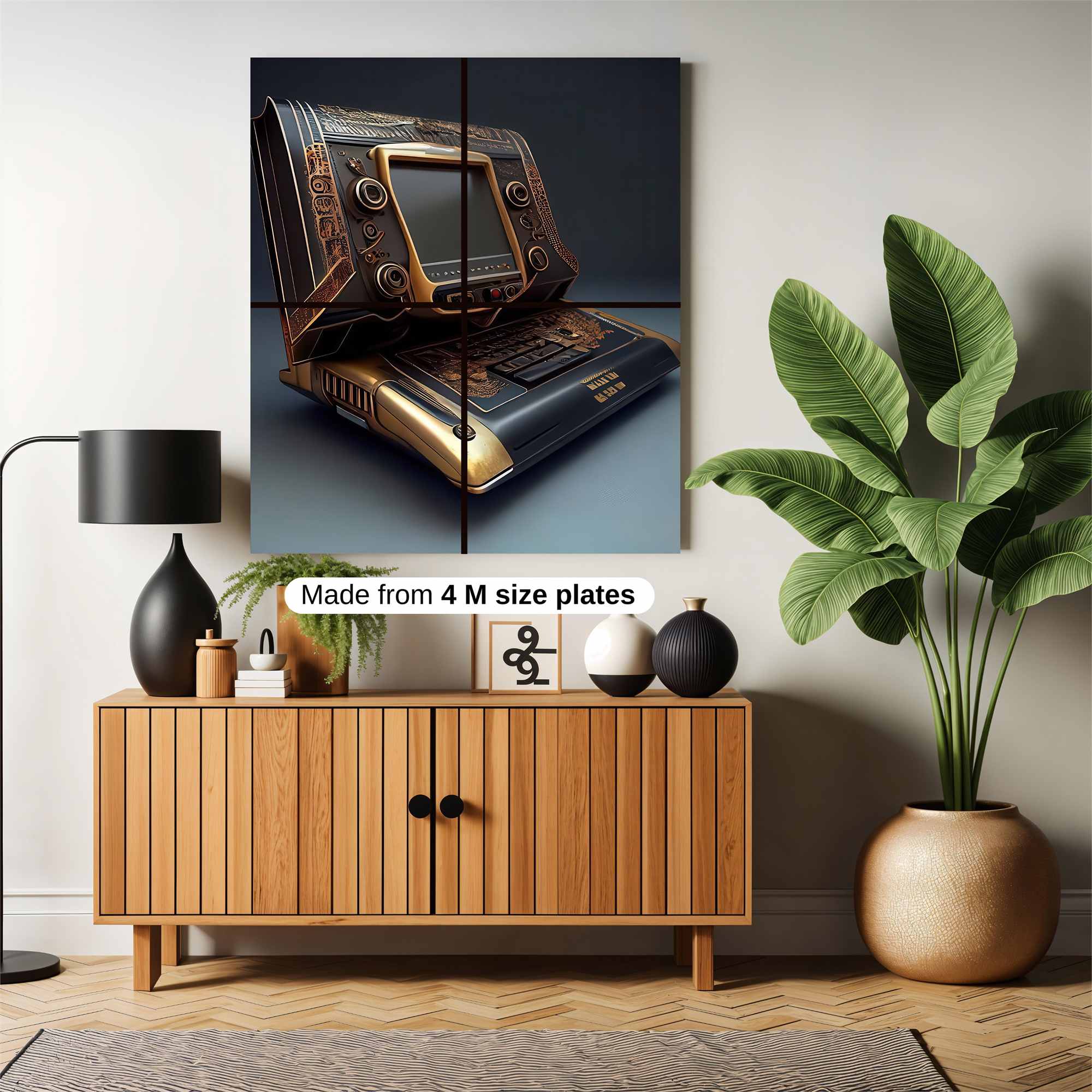 Steampunk Enigma Safe Wall Magnetic / M