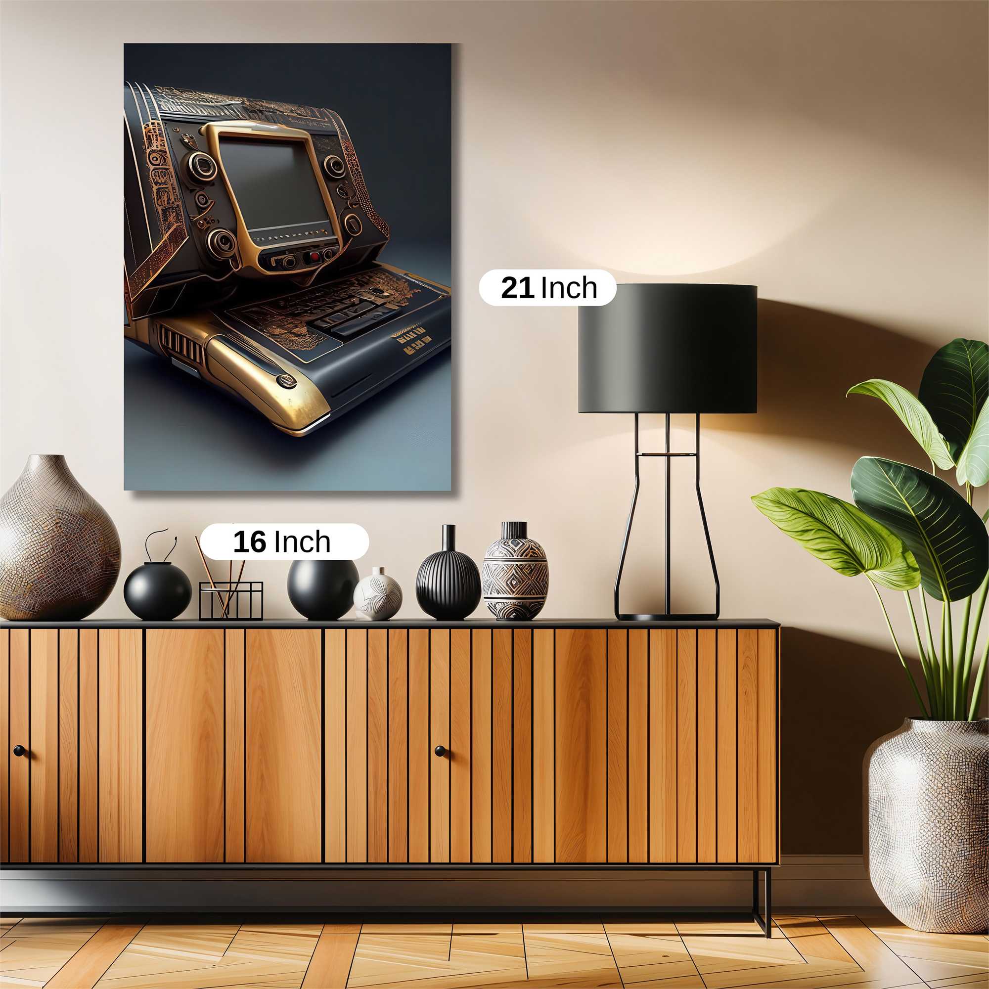 Steampunk Enigma Safe Wall Magnetic / M