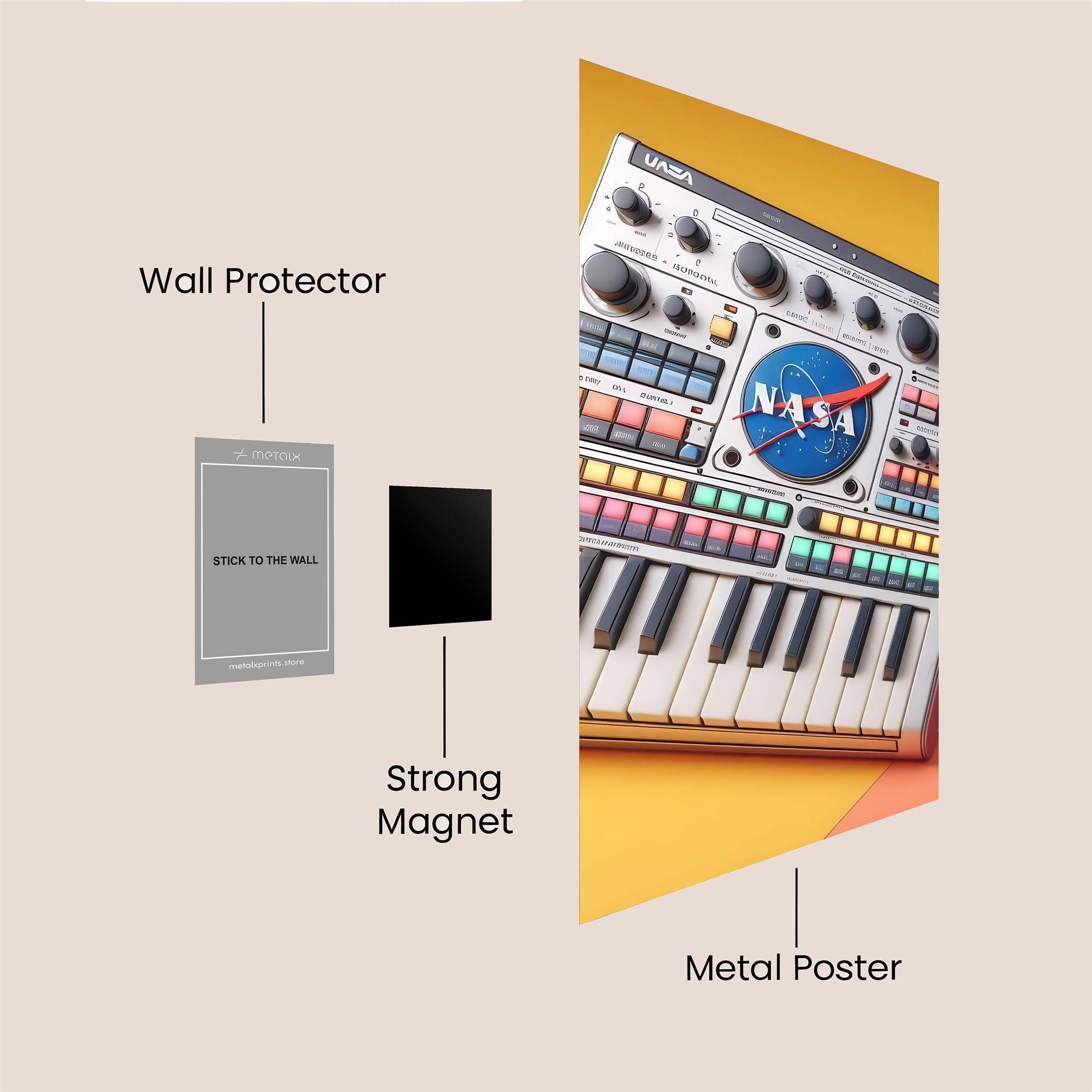 NASA Synth Safe Wall Magnetic / M