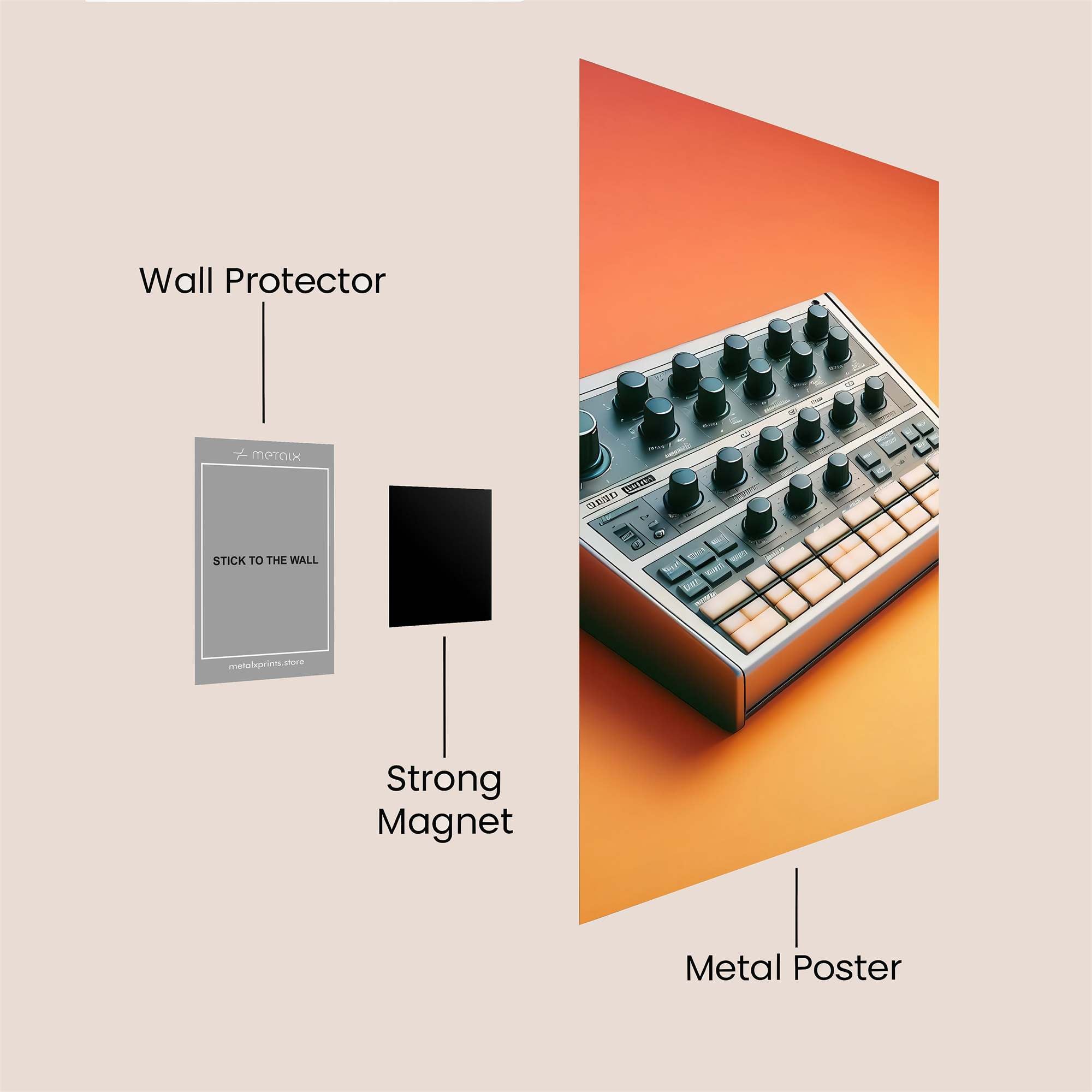 Roland Retro Safe Wall Magnetic / M