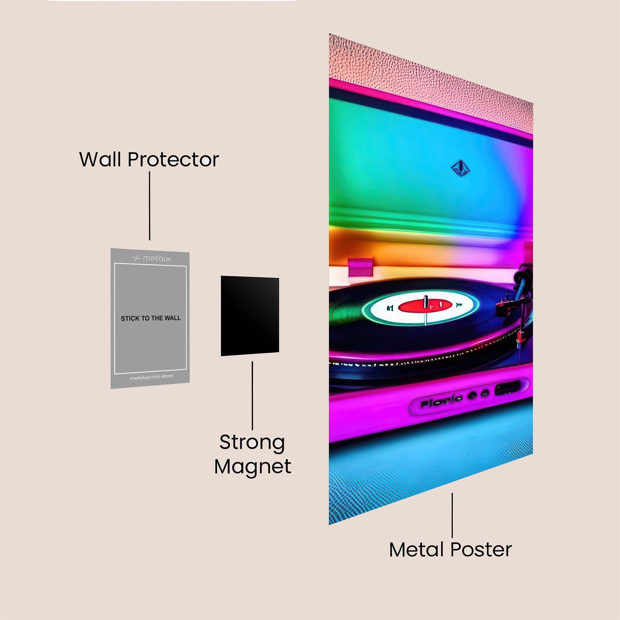 Record Radiance Safe Wall Magnetic / M