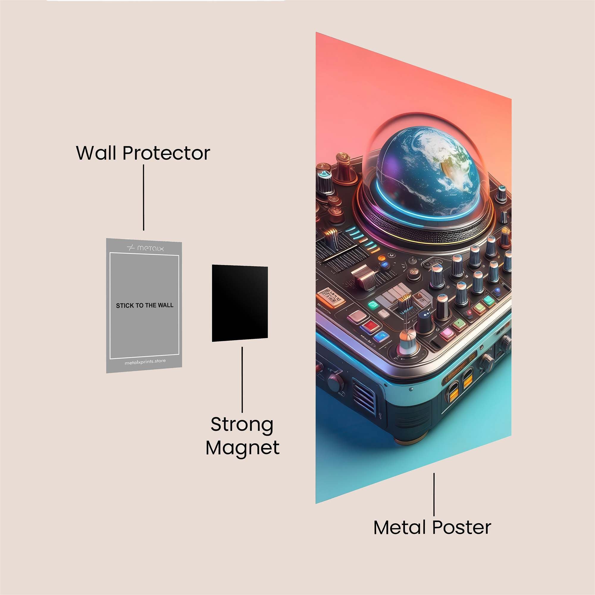 EarthJam Safe Wall Magnetic / M