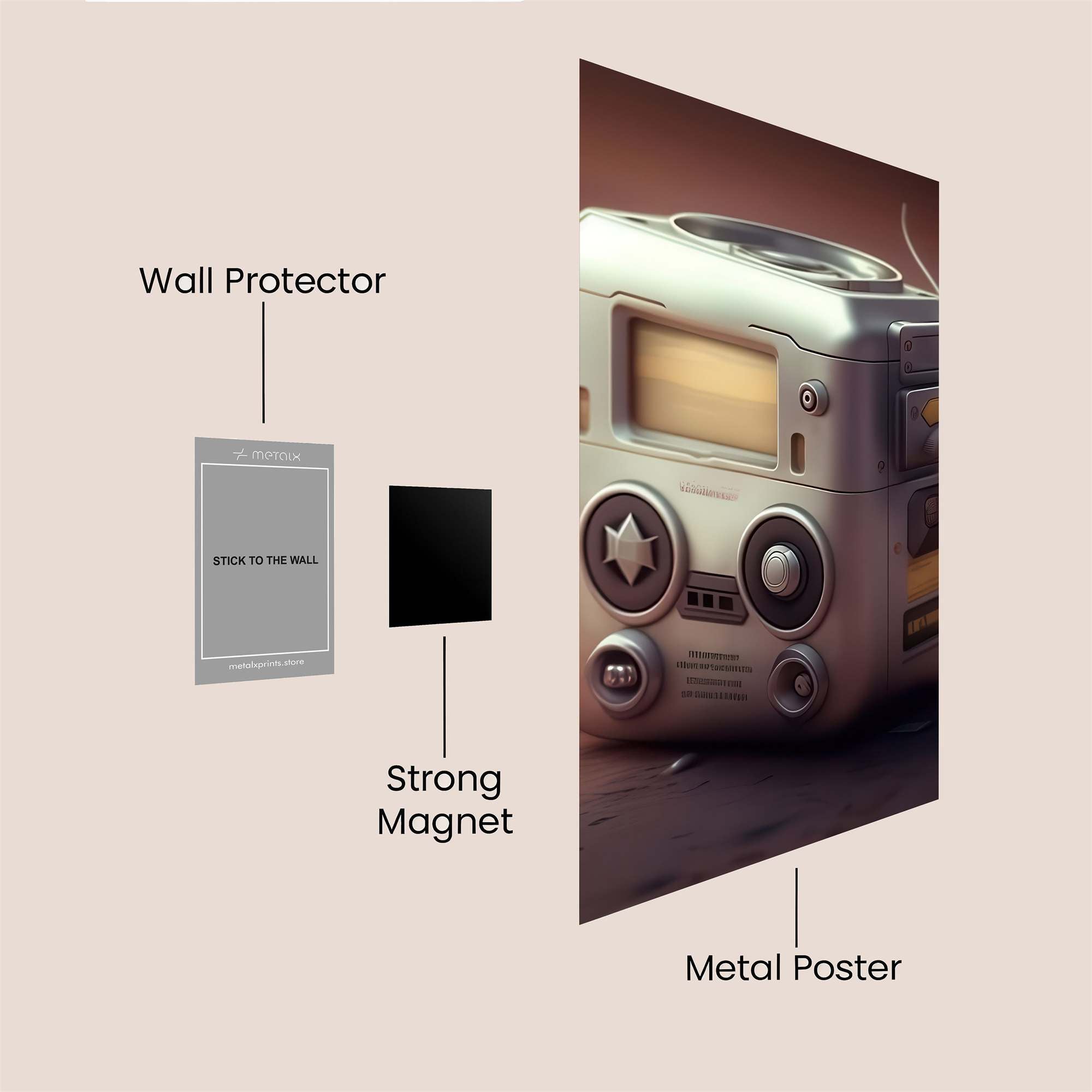 Gizmo Whimsical Safe Wall Magnetic / M
