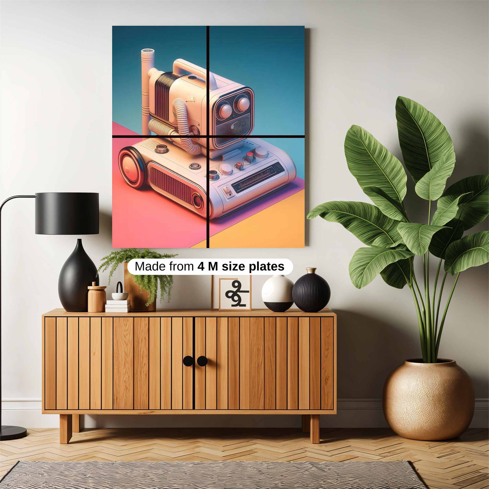Rusty Charm Safe Wall Magnetic / M