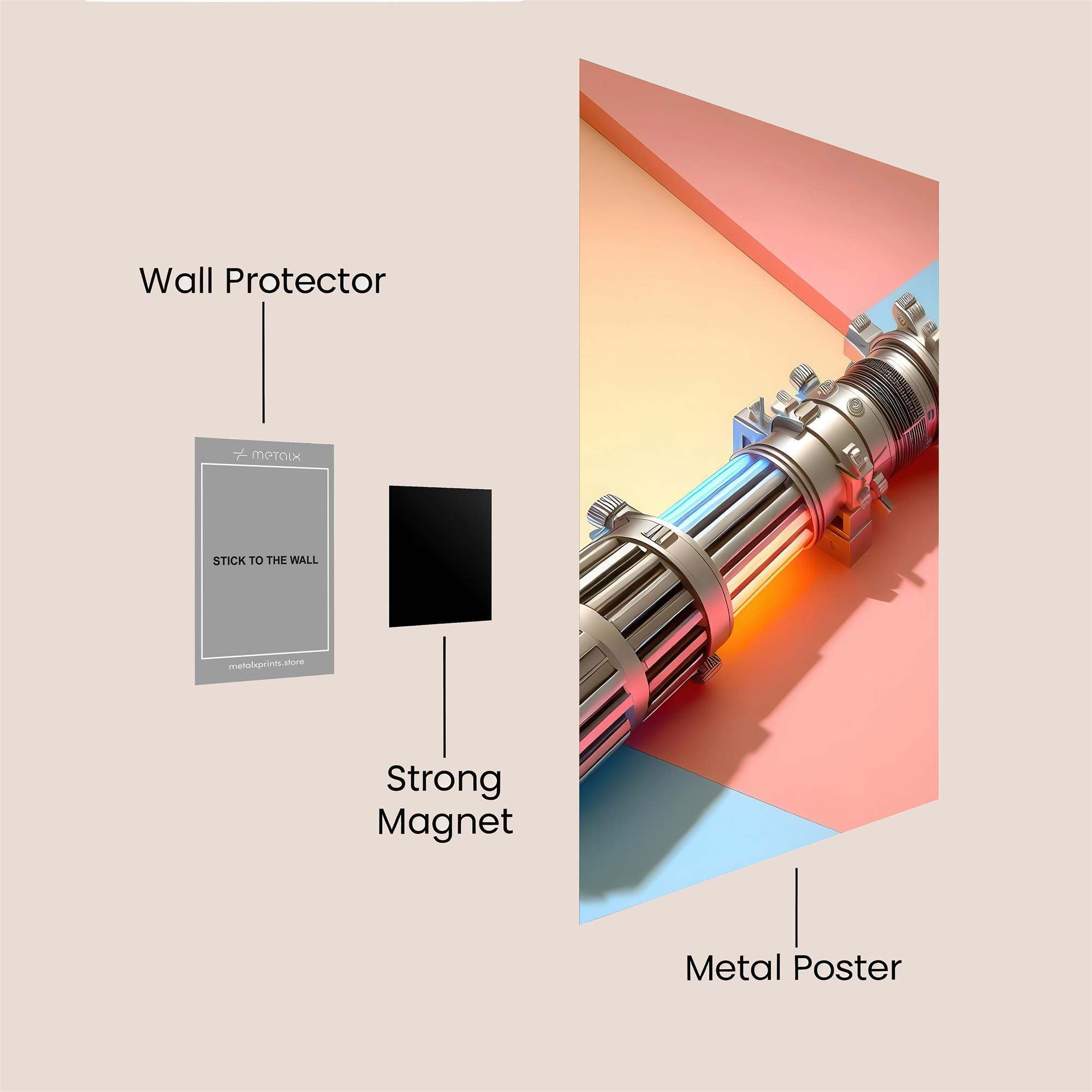 Fusion Serenity Safe Wall Magnetic / M