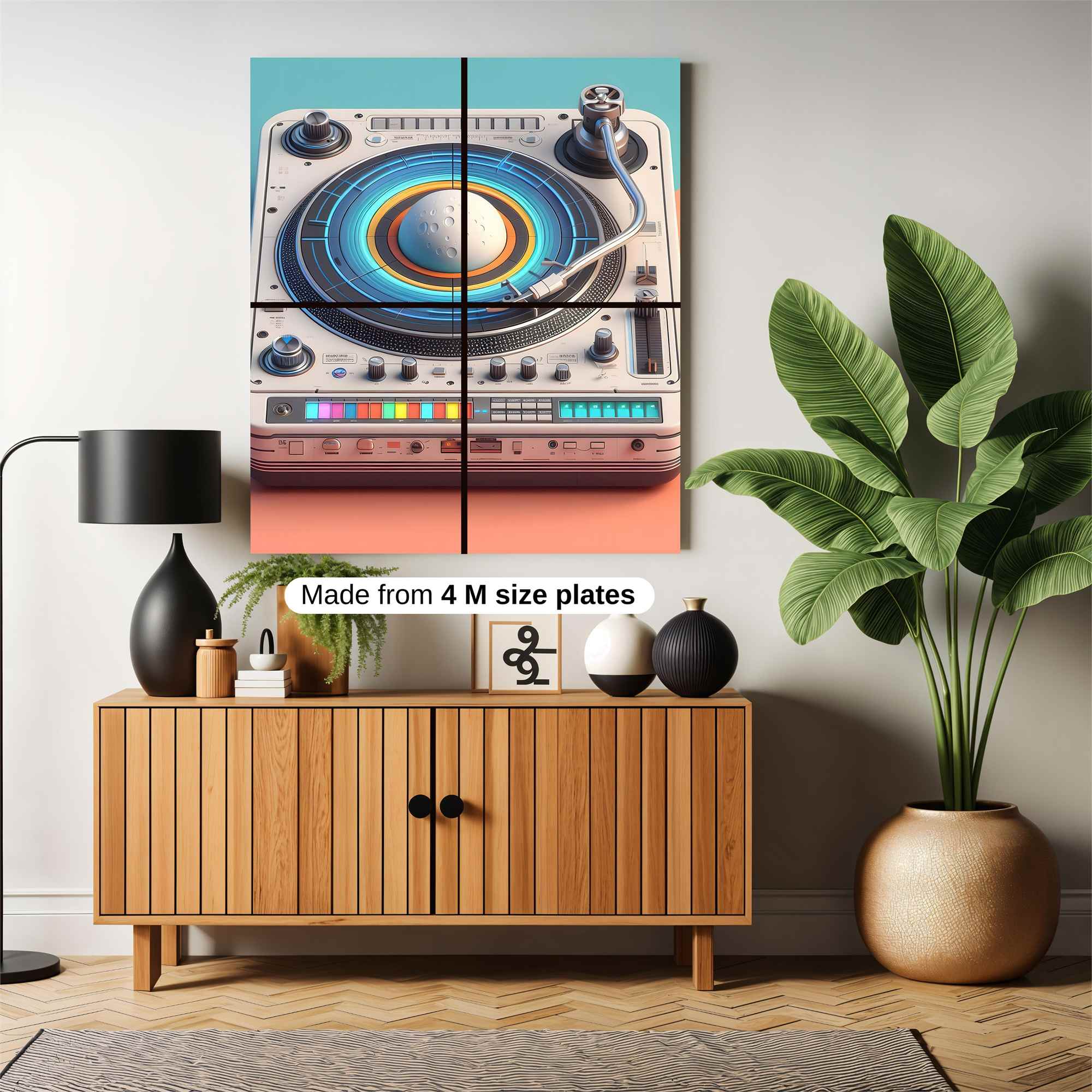 Moon Spin Safe Wall Magnetic / M