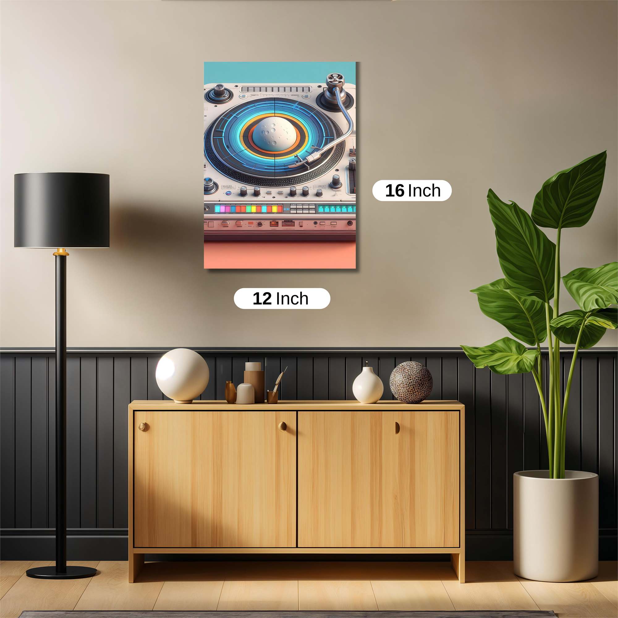 Moon Spin Safe Wall Magnetic / M