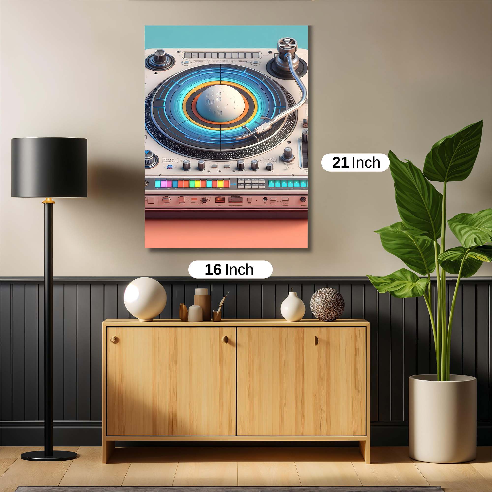 Moon Spin Safe Wall Magnetic / M