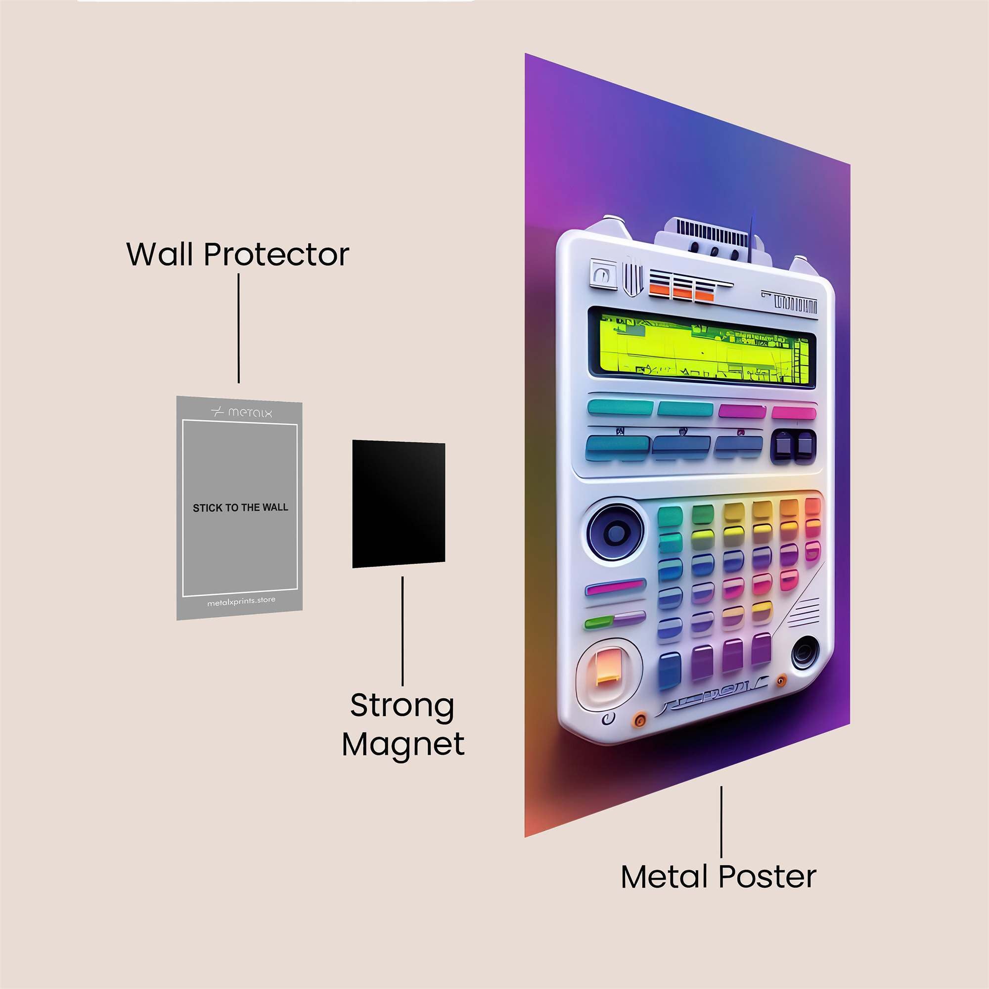 Synthesizer Dream Safe Wall Magnetic / M