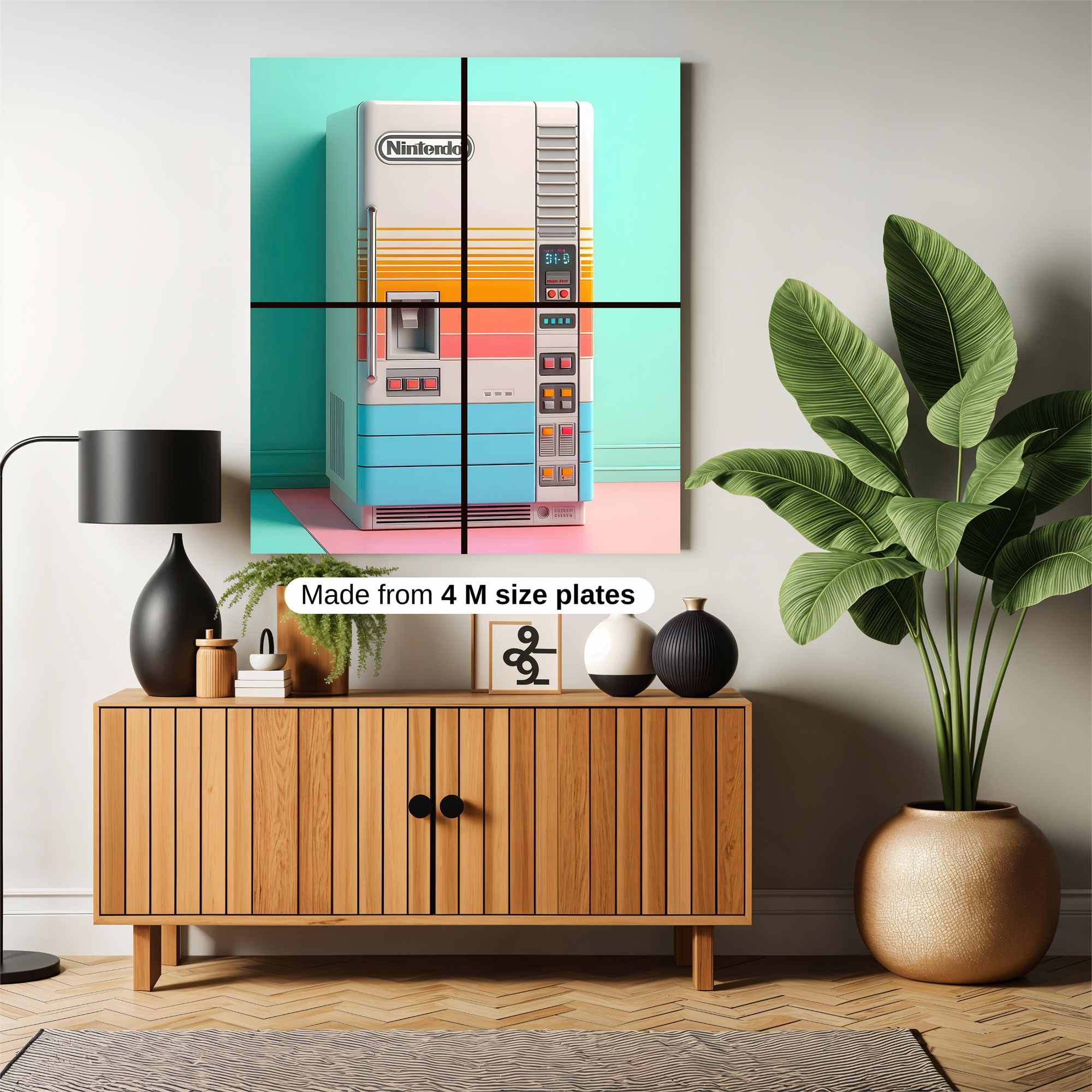 Nintendo Nostalgic Safe Wall Magnetic / M